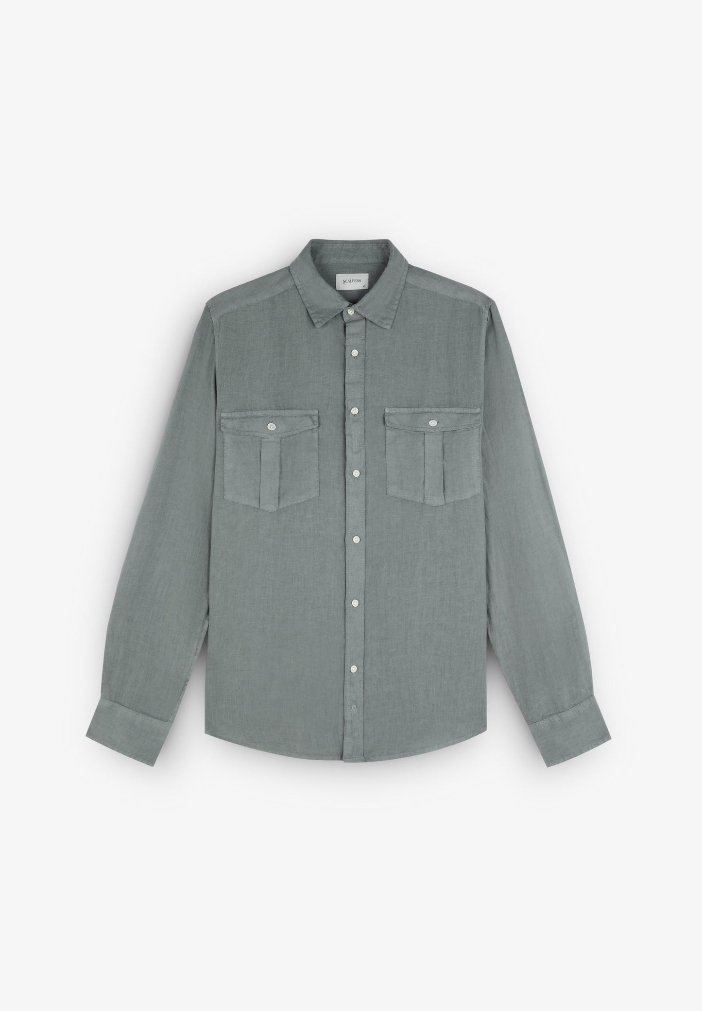 LINEN SHIRT WITH POCKETS
