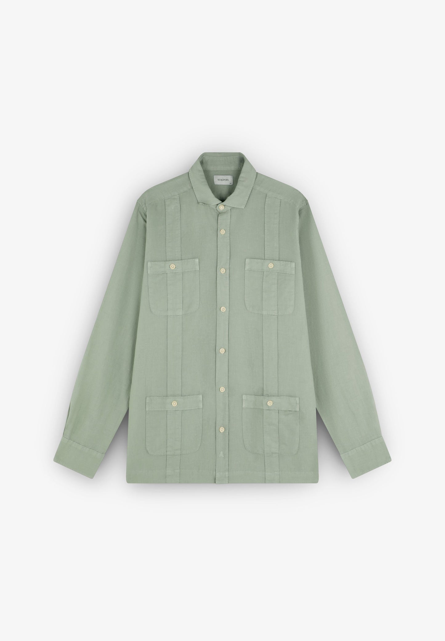 LINEN SAFARI SHIRT
