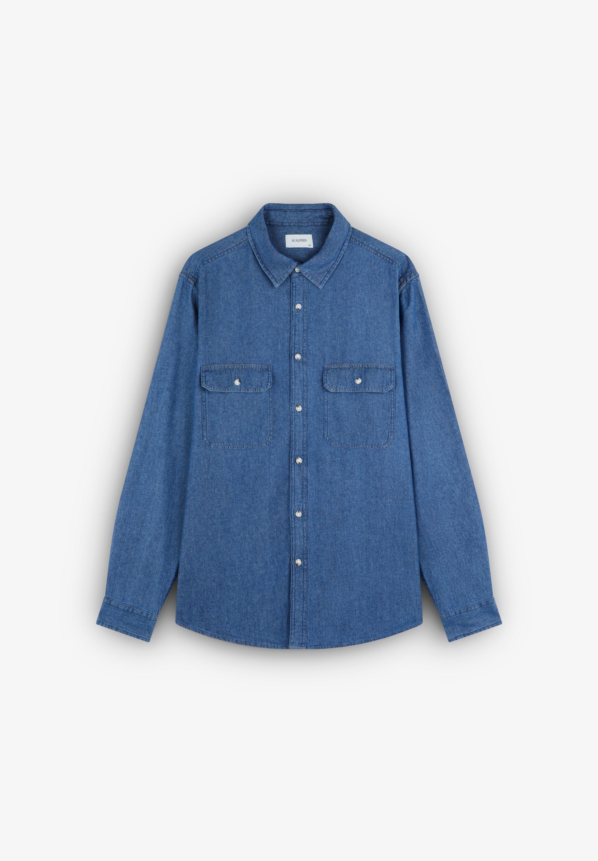 DENIM SHIRT WITH POCKETS