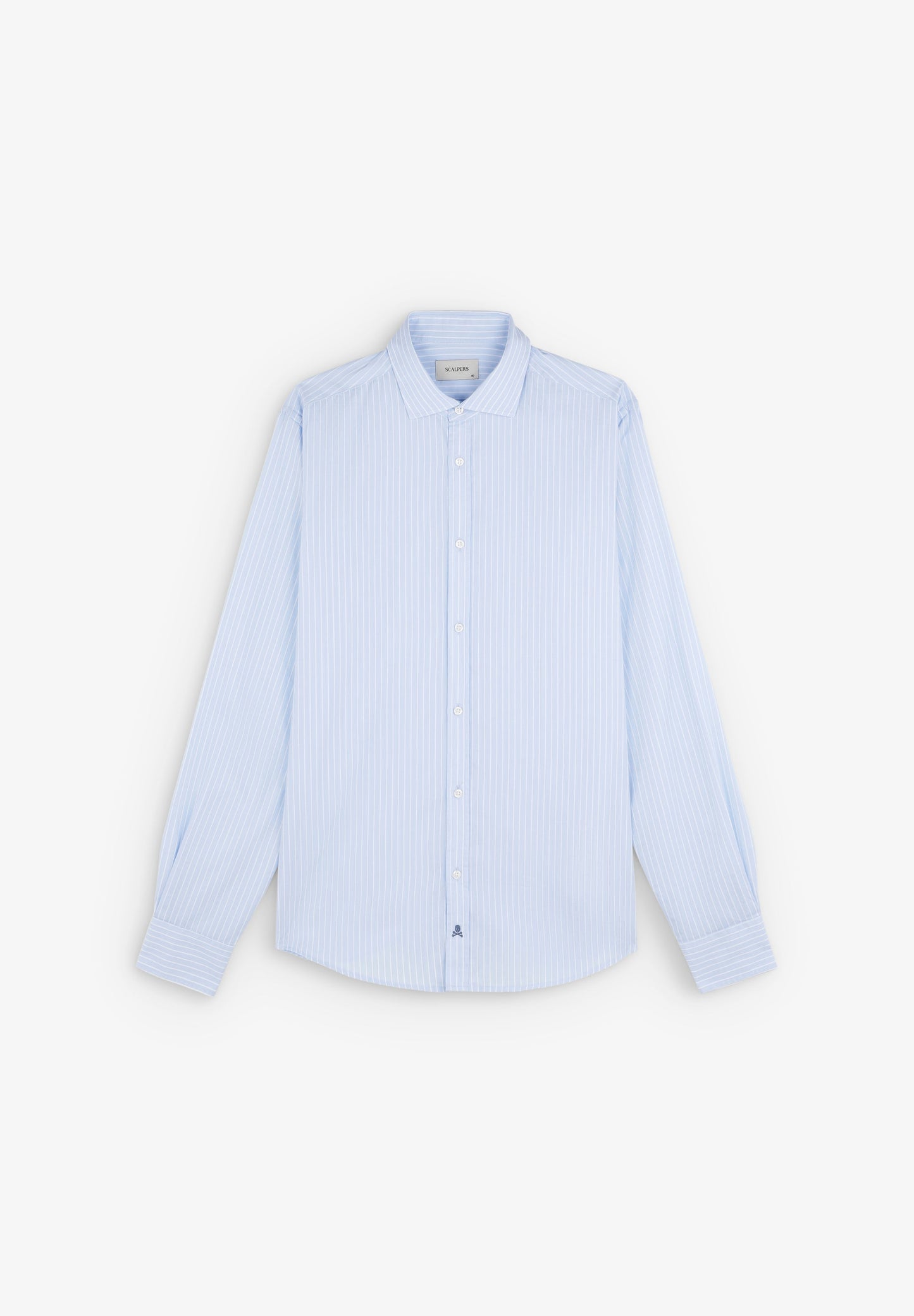 SLIM FIT CONTRAST EMBROIDERED SHIRT