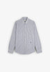 STRIPED LINEN OXFORD SHIRT
