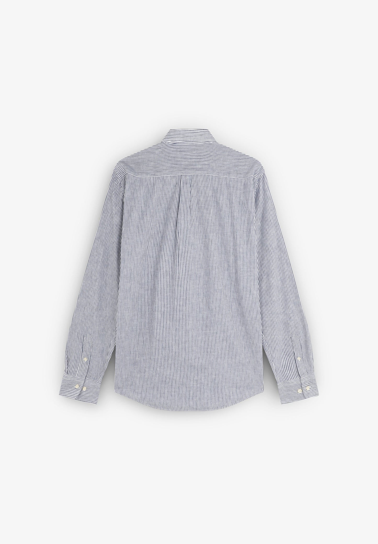 STRIPED LINEN OXFORD SHIRT