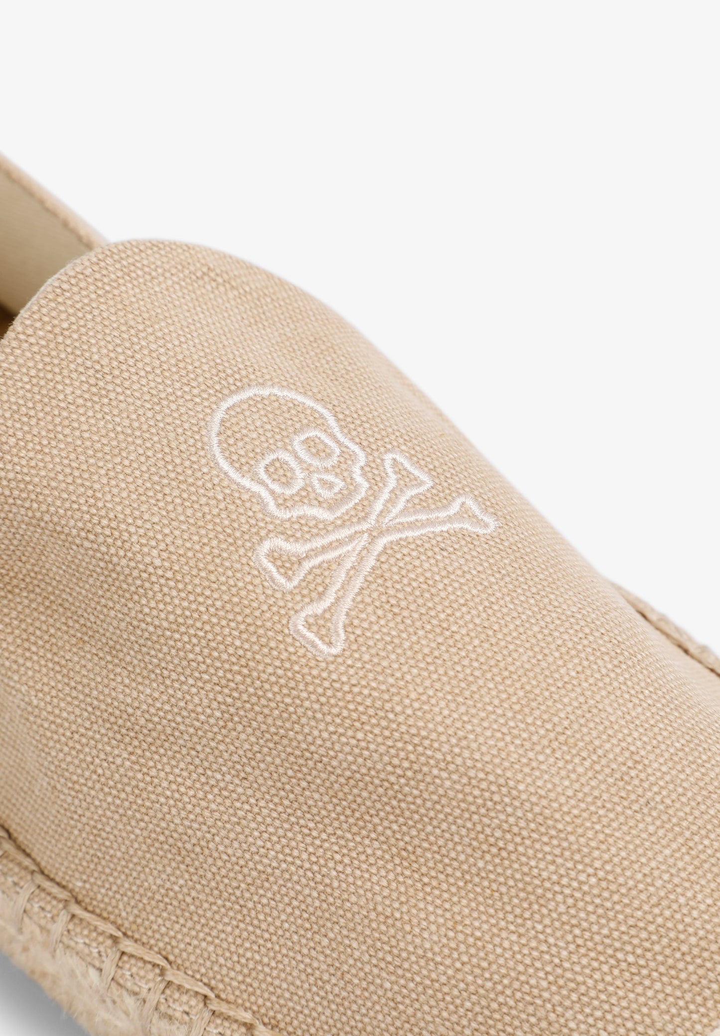 KNIT ESPADRILLES WITH CONTRAST SKULL