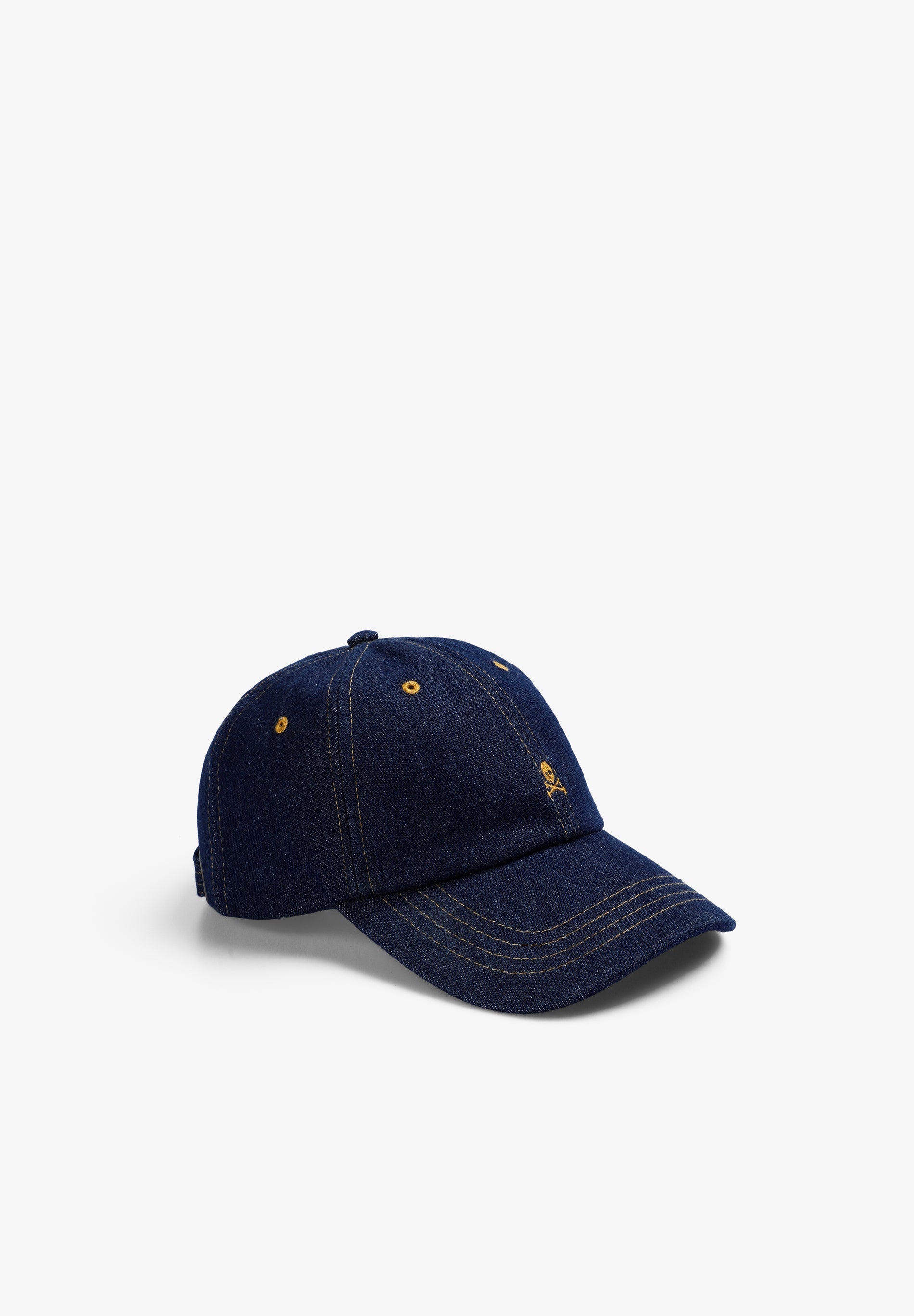 CONTRAST DENIM CAP