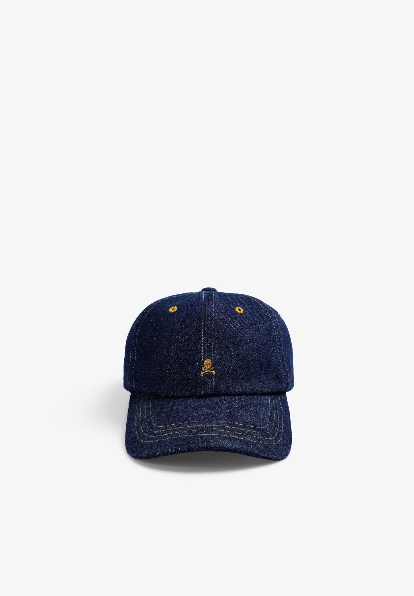 CONTRAST DENIM CAP