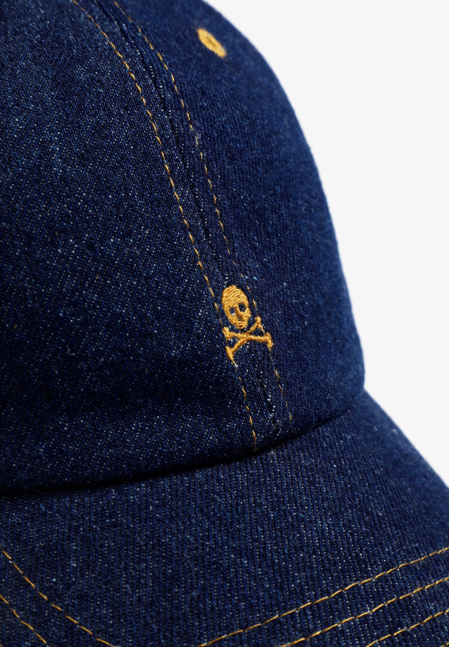 CONTRAST DENIM CAP