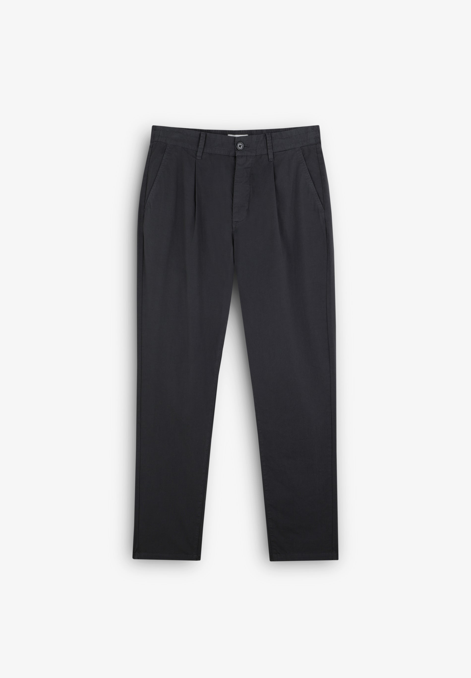 PLEATED CHINO TROUSERS