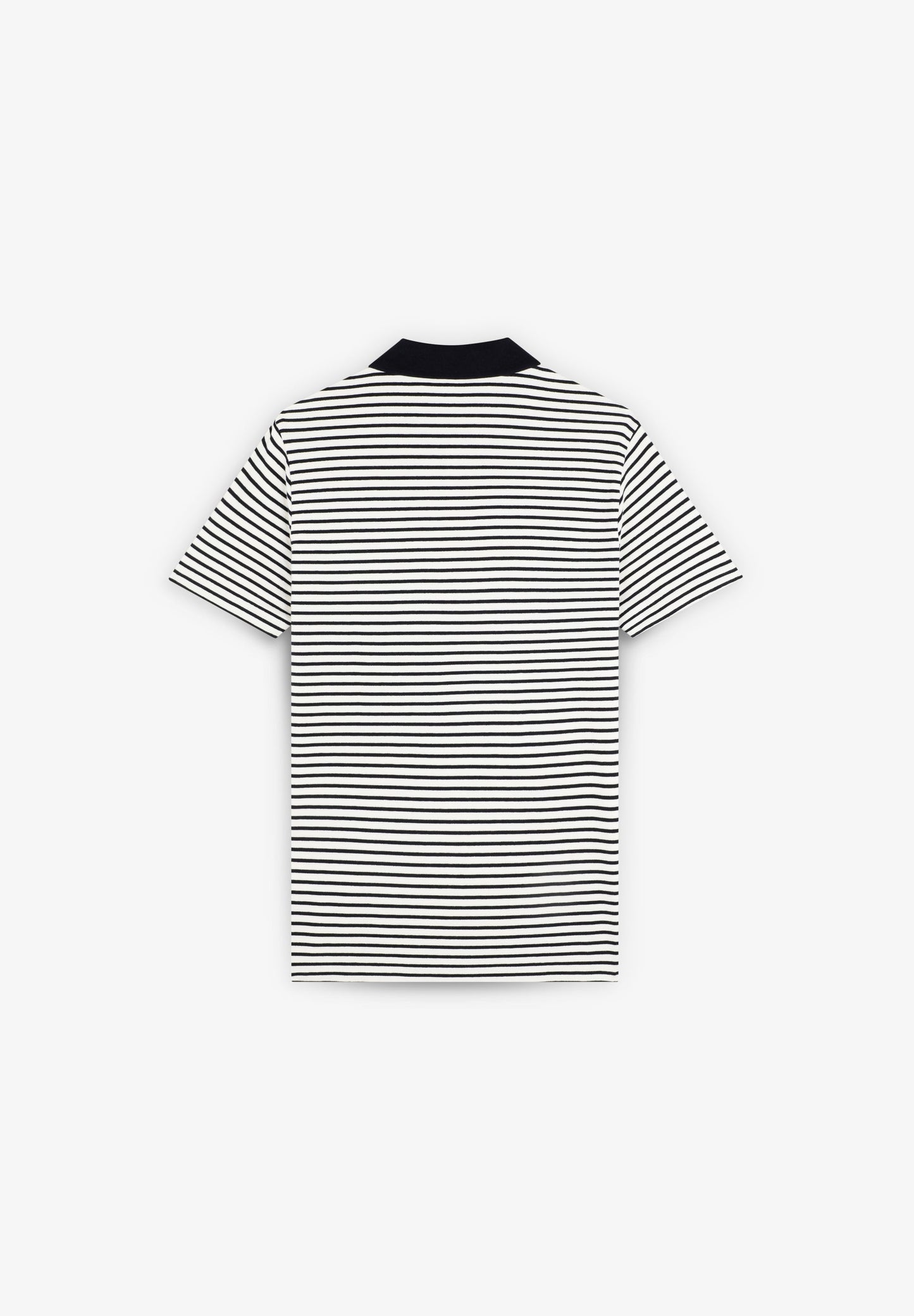 STRIPED POLO SHIRT WITH SKULL