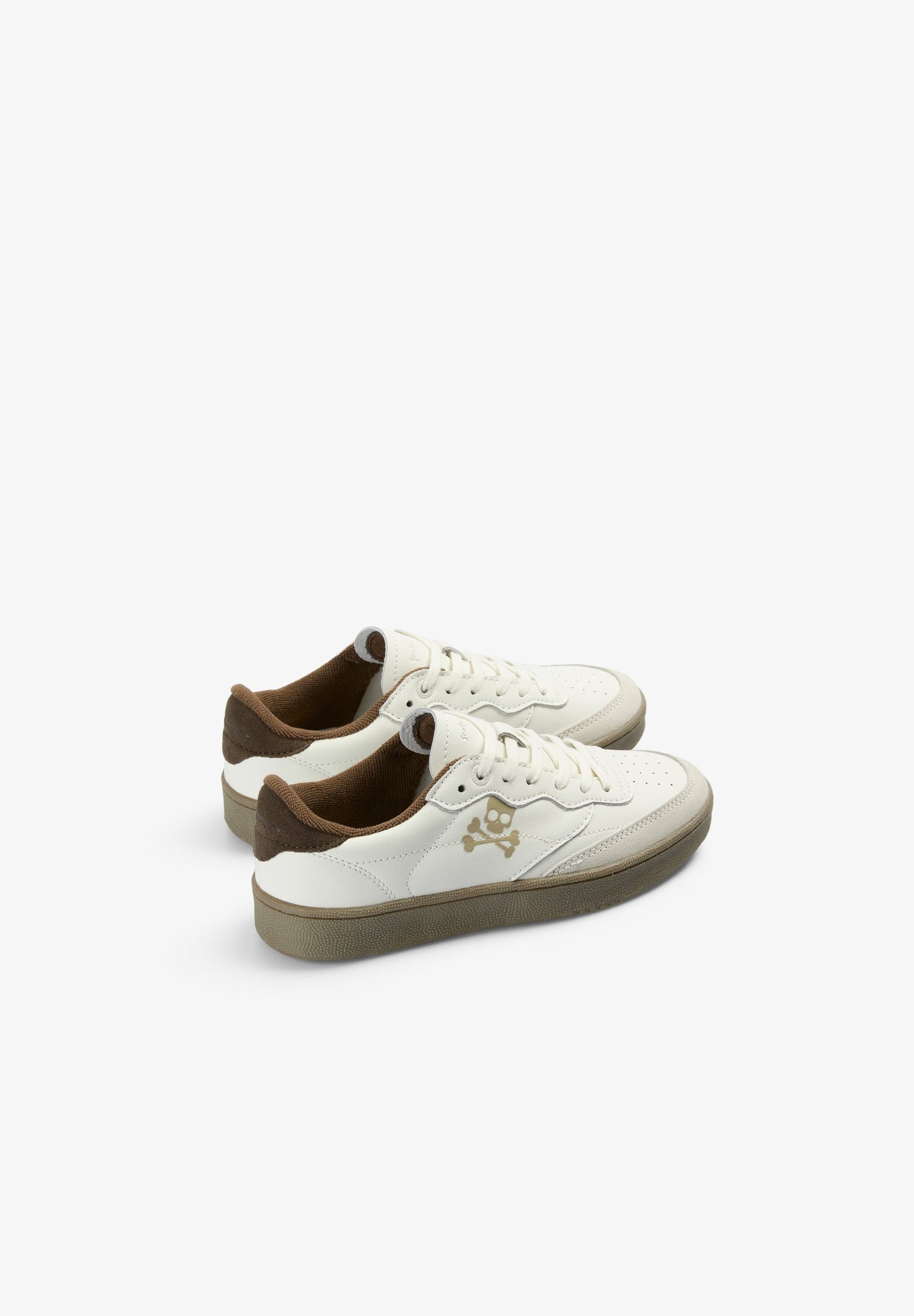 CONTRAST SKULL SNEAKERS