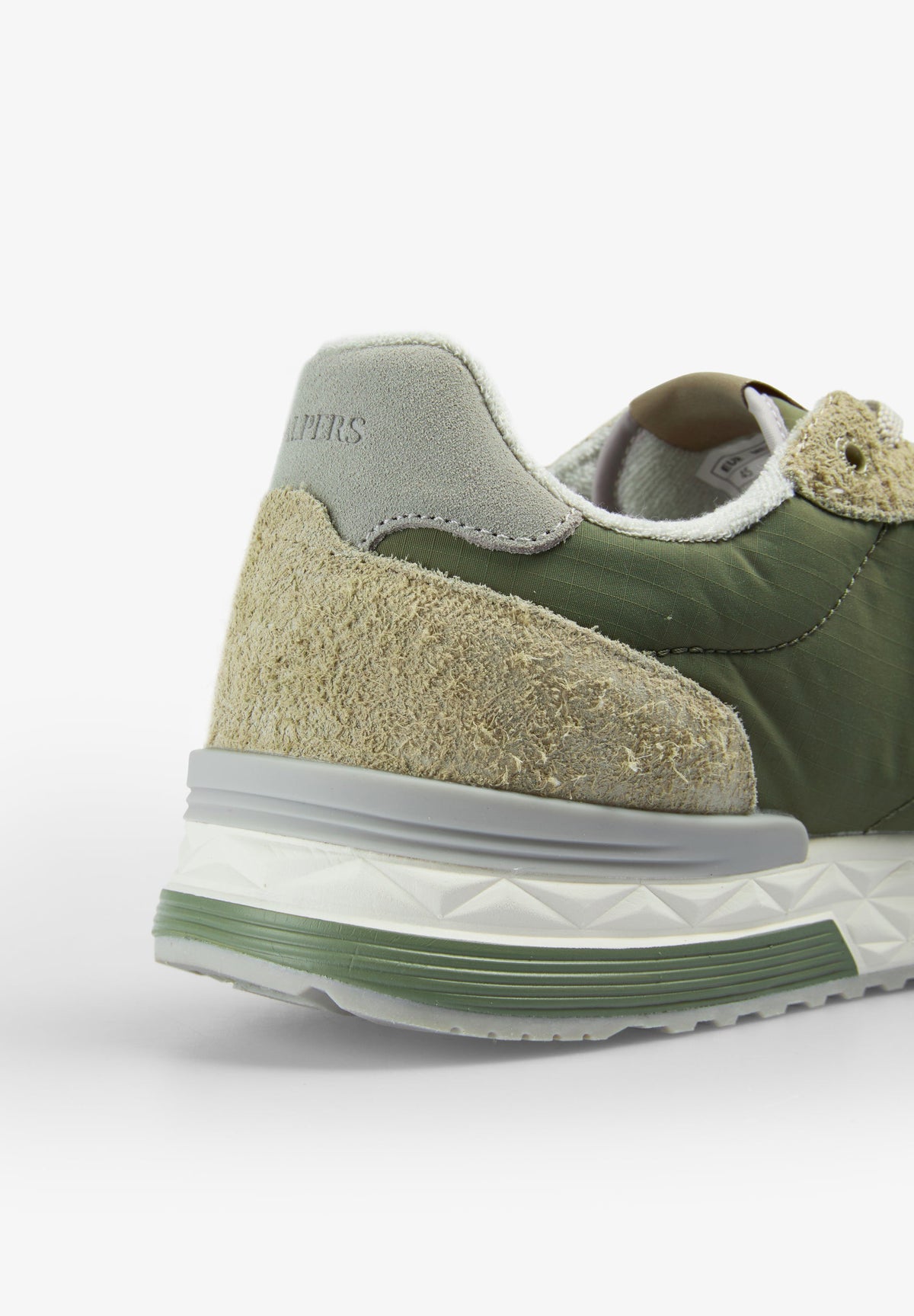 CONTRAST SUEDE SNEAKERS