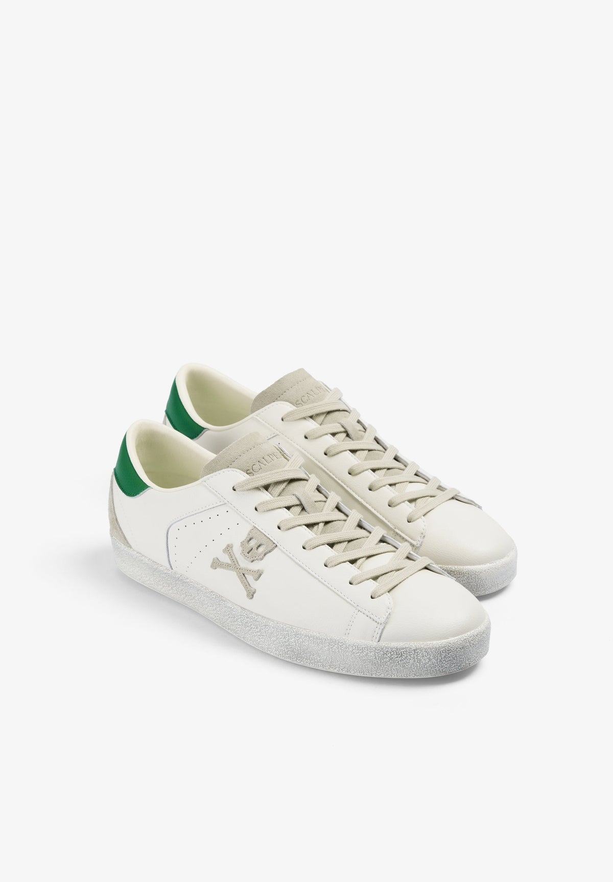 SUEDE SNEAKERS WITH SKULL