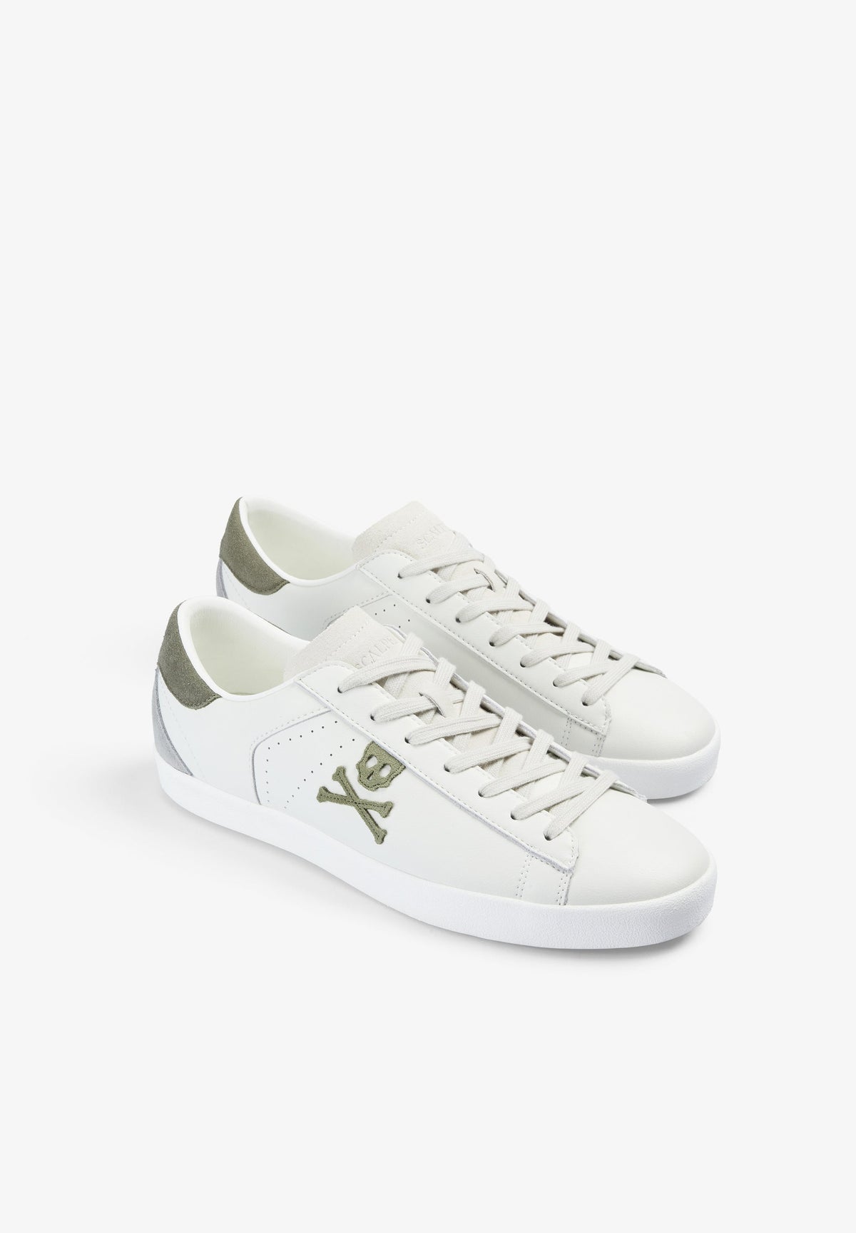 SUEDE SNEAKERS WITH SKULL