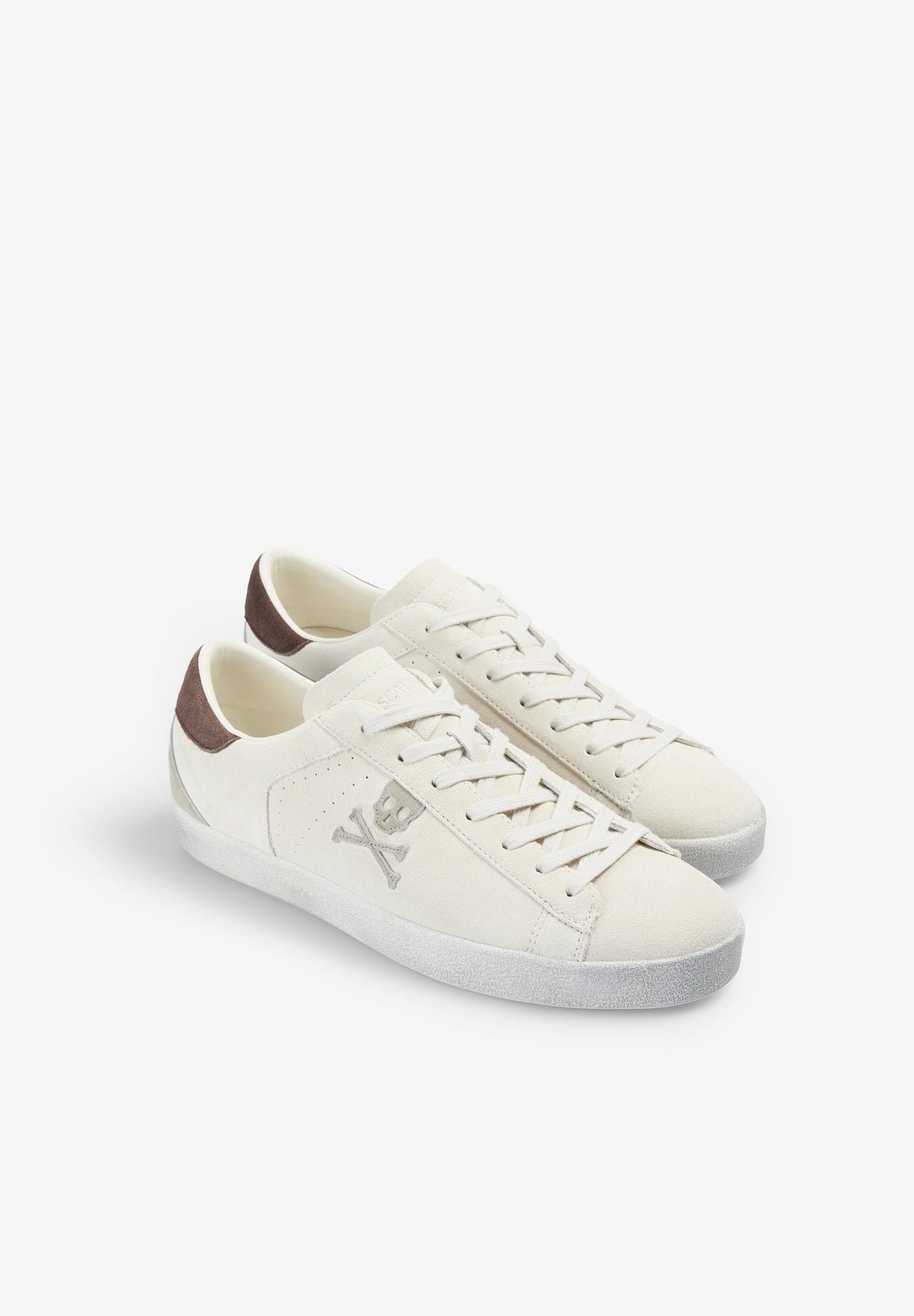 SUEDE SNEAKERS WITH SKULL