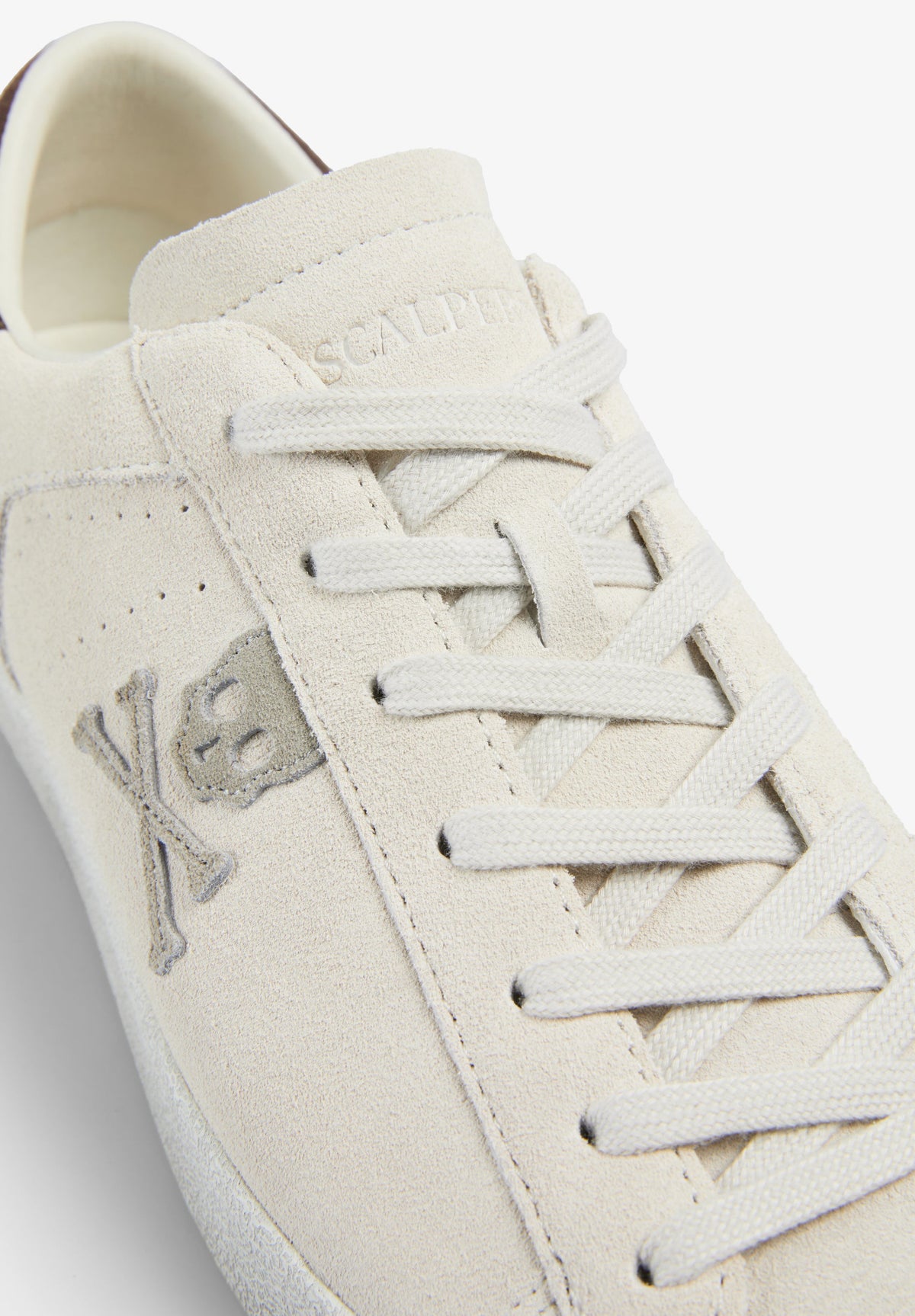 SUEDE SNEAKERS WITH SKULL