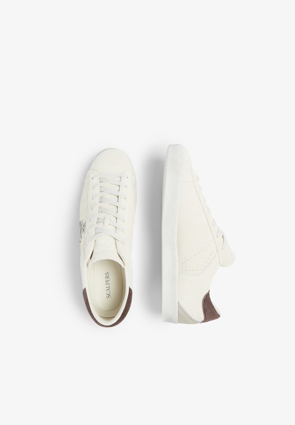 SUEDE SNEAKERS WITH SKULL