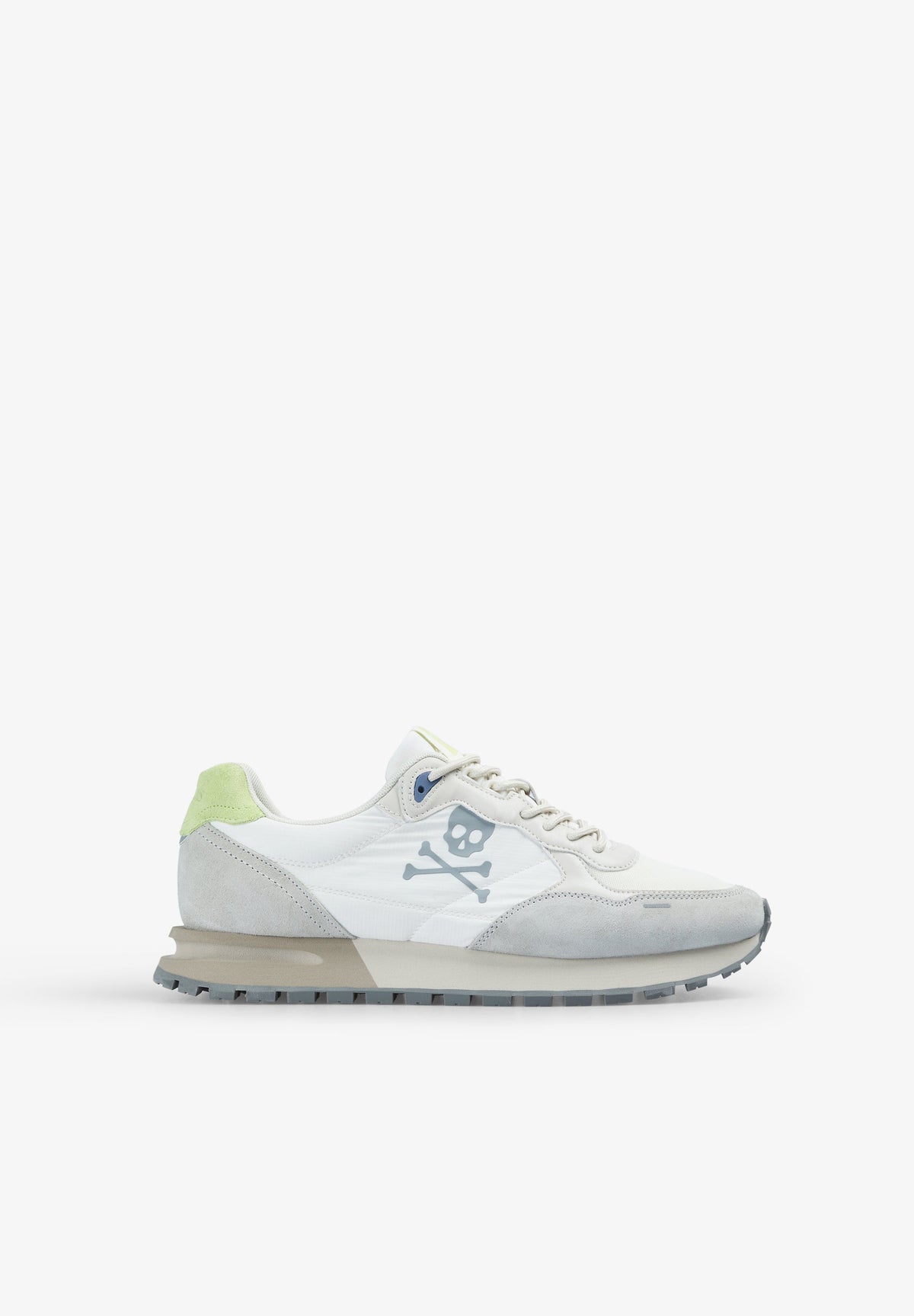 COMBINED LEATHER SNEAKERS