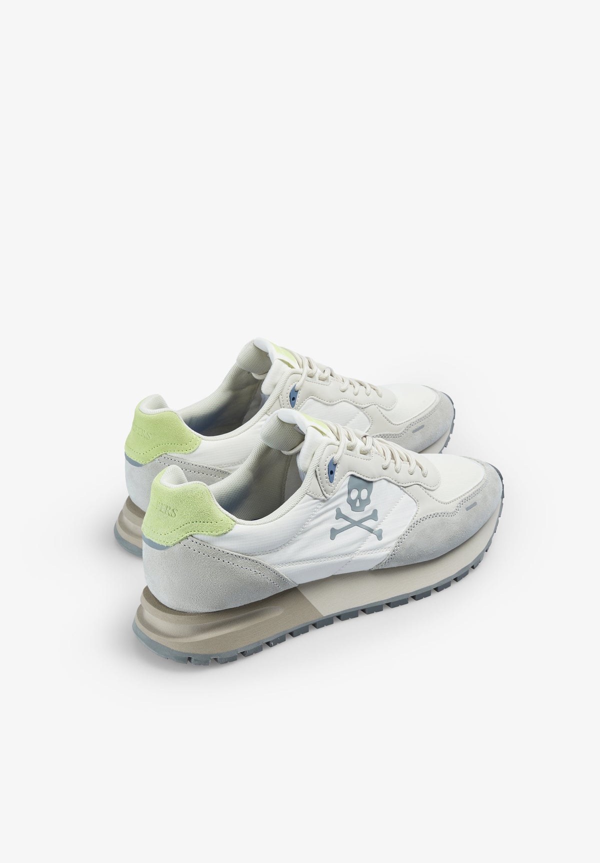 COMBINED LEATHER SNEAKERS