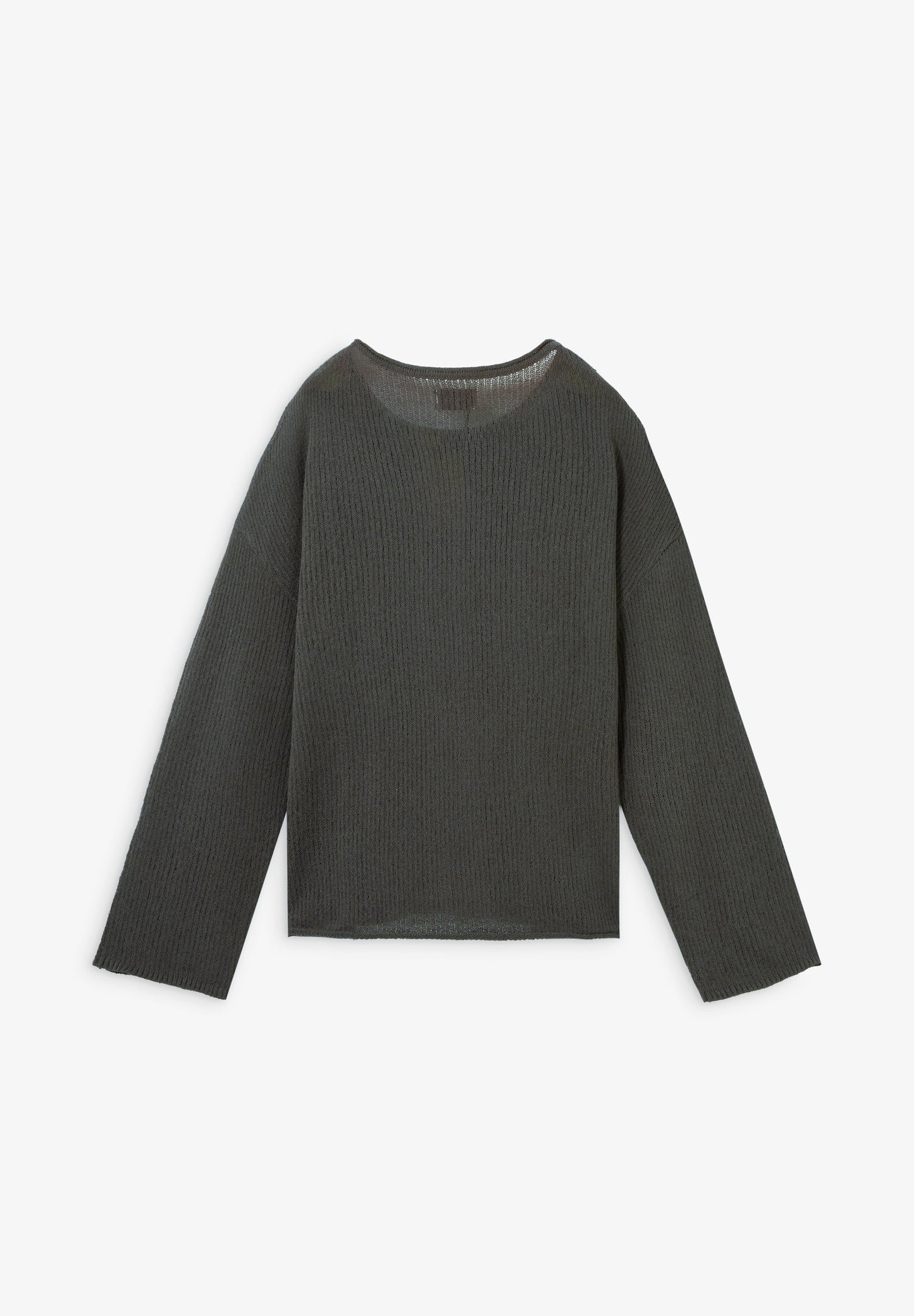 LIGHTWEIGHT COTTON KNIT SWEATER