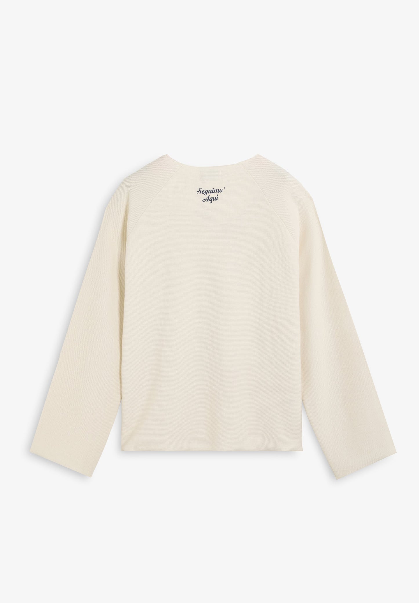 WAFFLE TEXTURED SWEATER