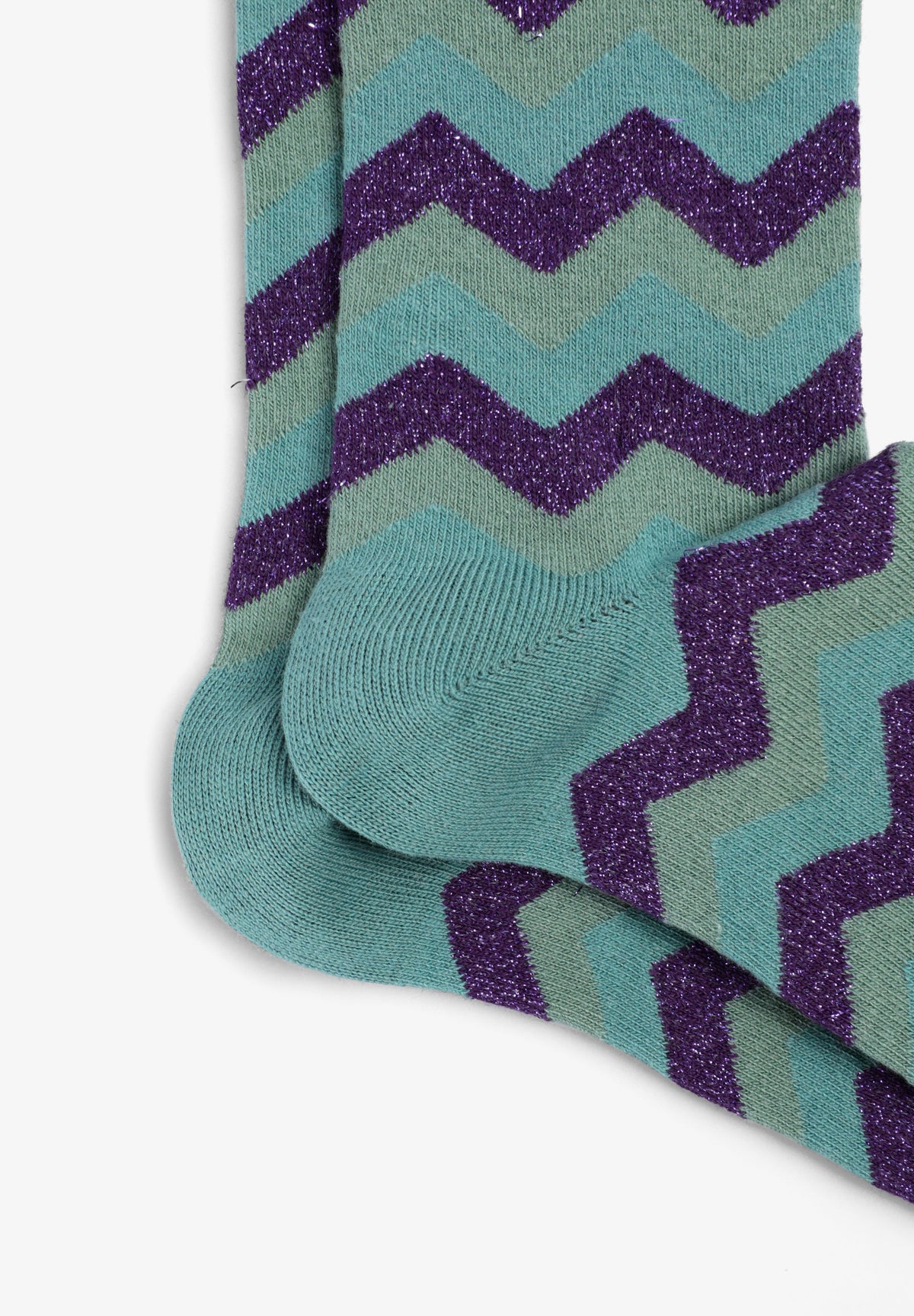 ZIGZAG LUREX SOCKS