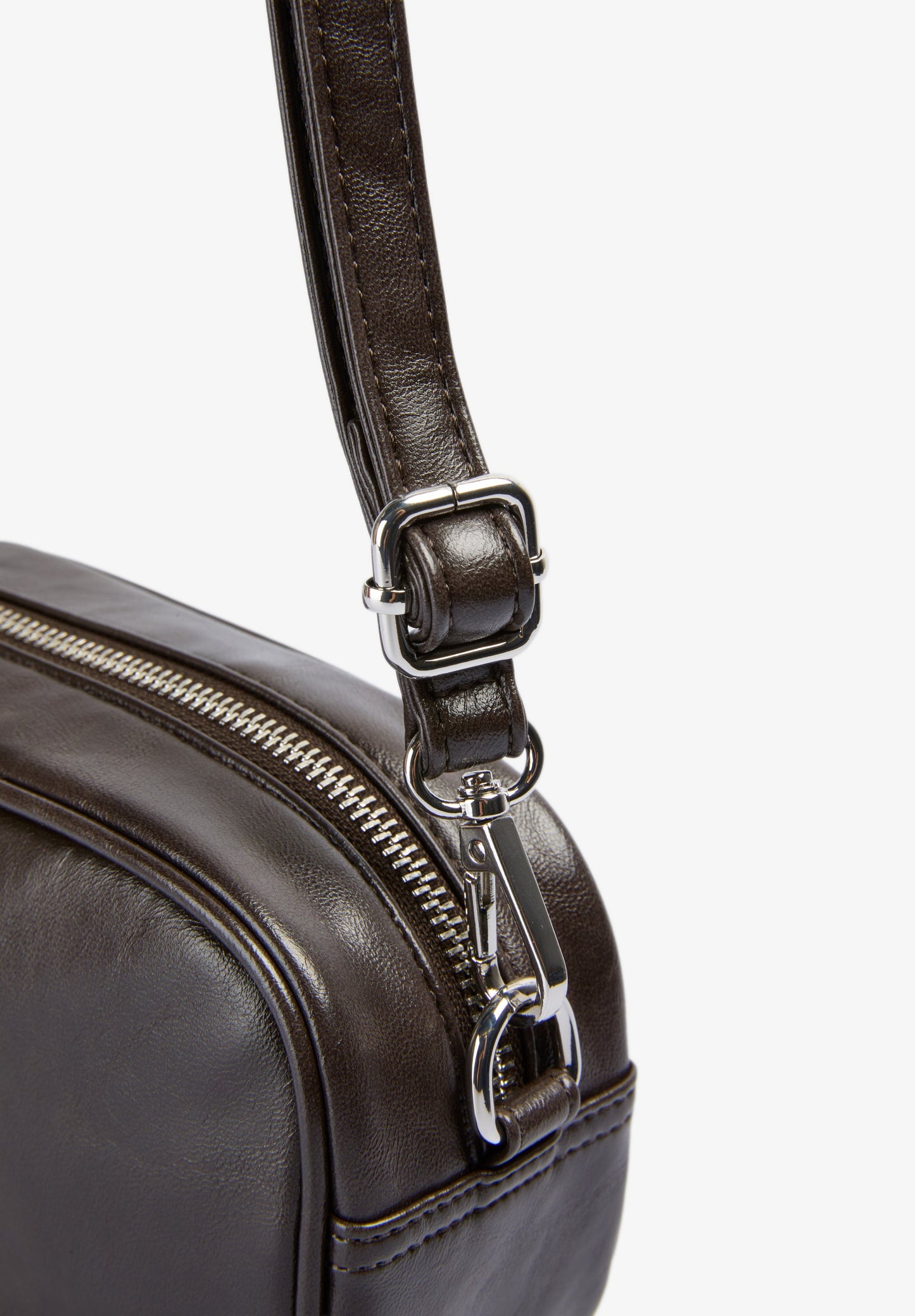 FAUX LEATHER CROSSBODY BAG