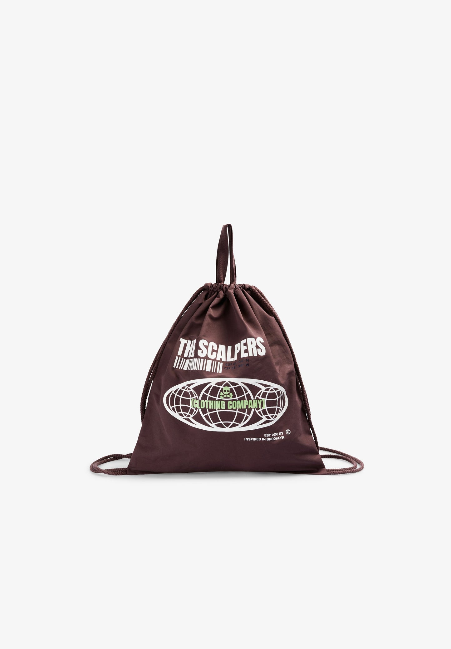 BUCKET BAG BACKPACK WITH PRINTED FRONT