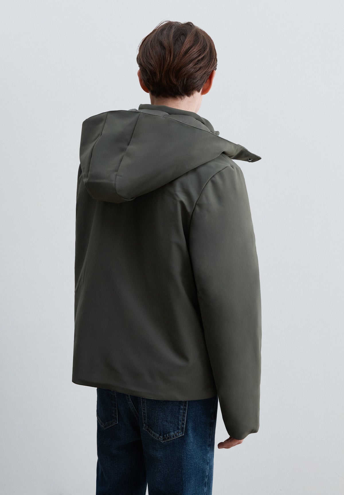 REVERSIBLE JACKET WITH HOOD