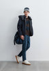 REVERSIBLE JACKET WITH HOOD