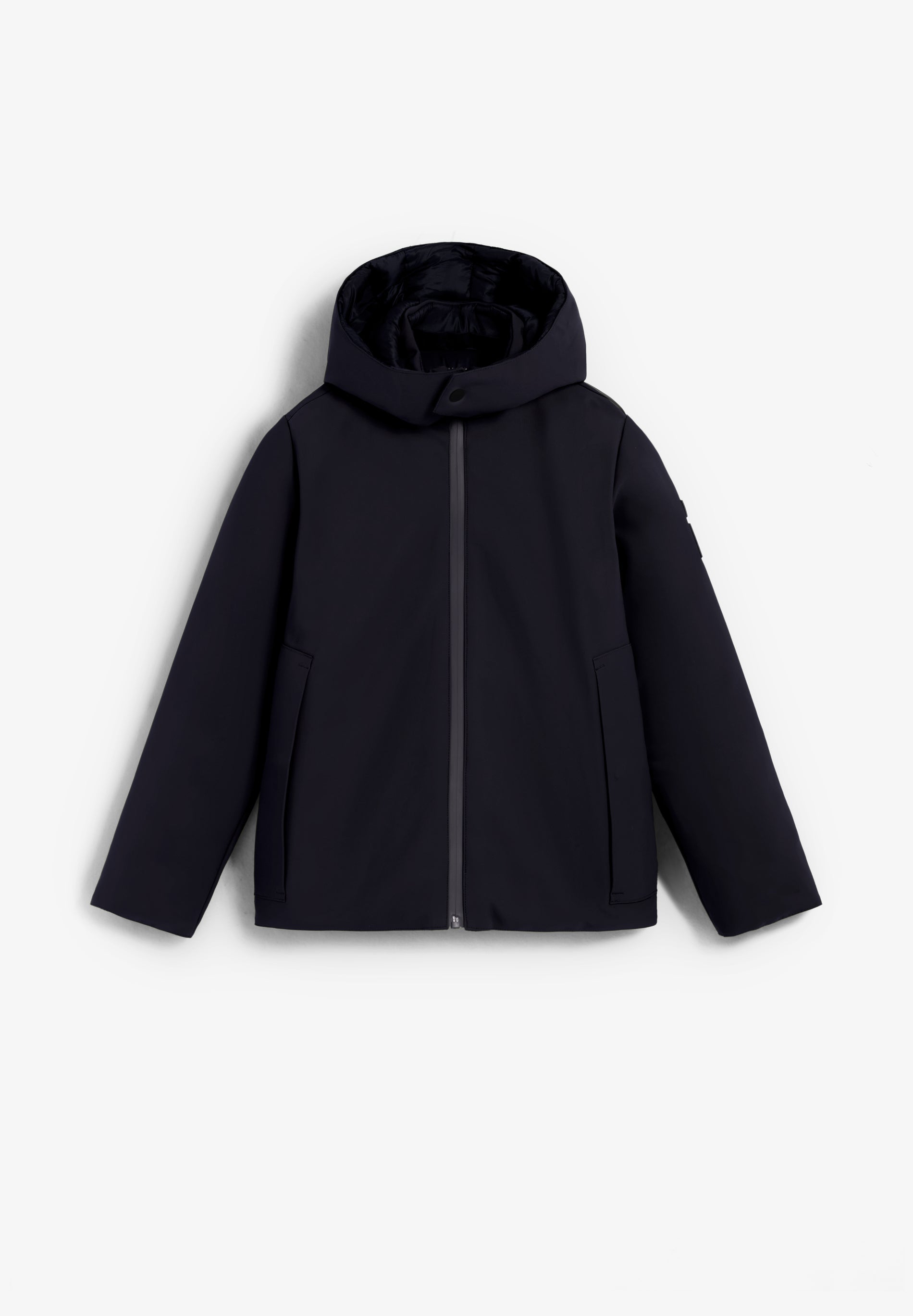 REVERSIBLE JACKET WITH HOOD