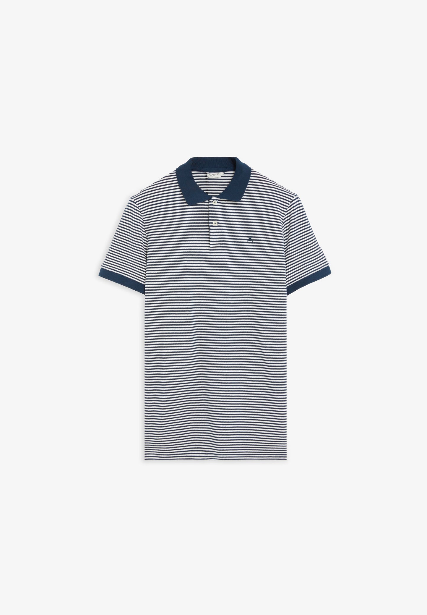 CONTRAST STRIPED POLO SHIRT