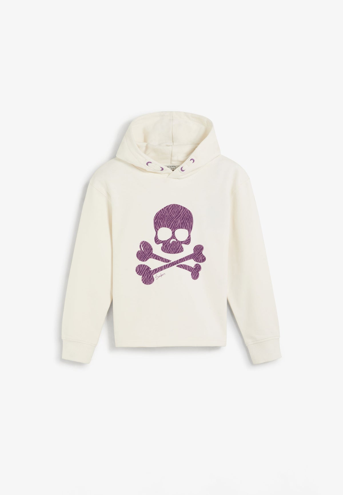 SCZEBRA SKULL HOODIE GIRLS