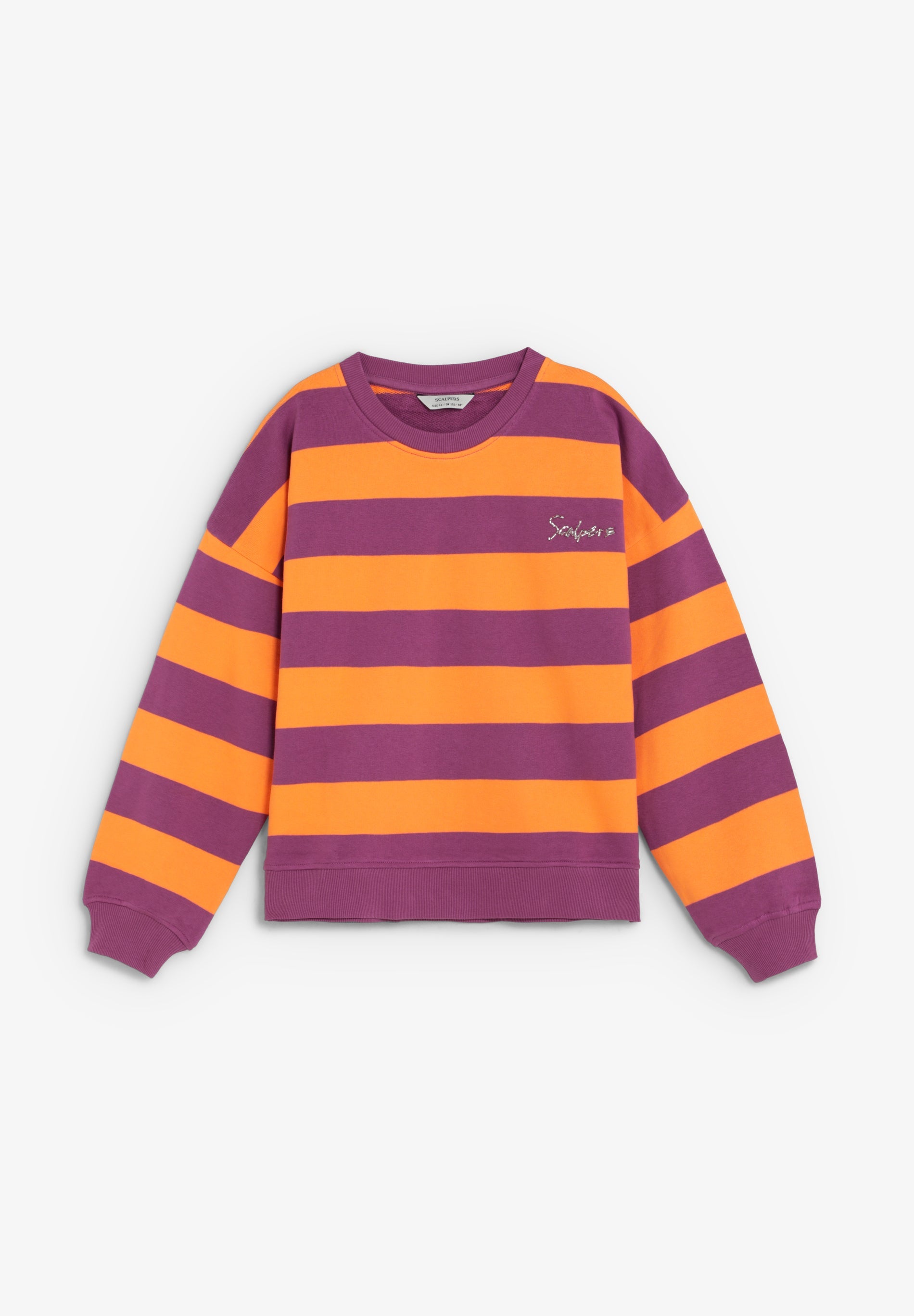 RELAXED FIT STRIPED SWEATSHIRT