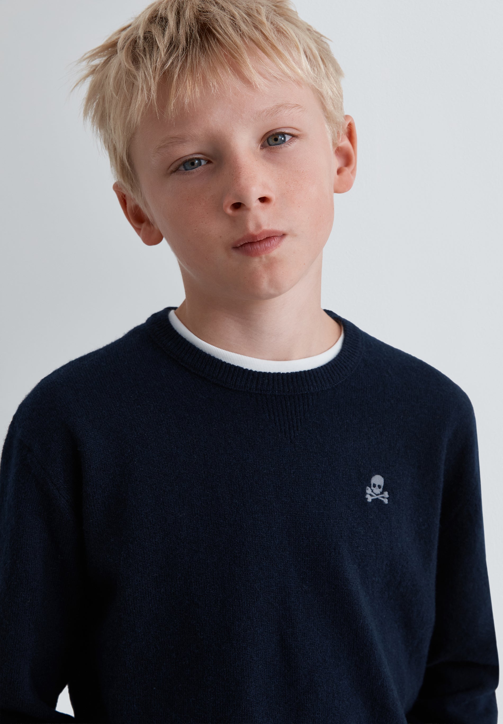 SWEATER WITH CONTRAST ELBOW PADS