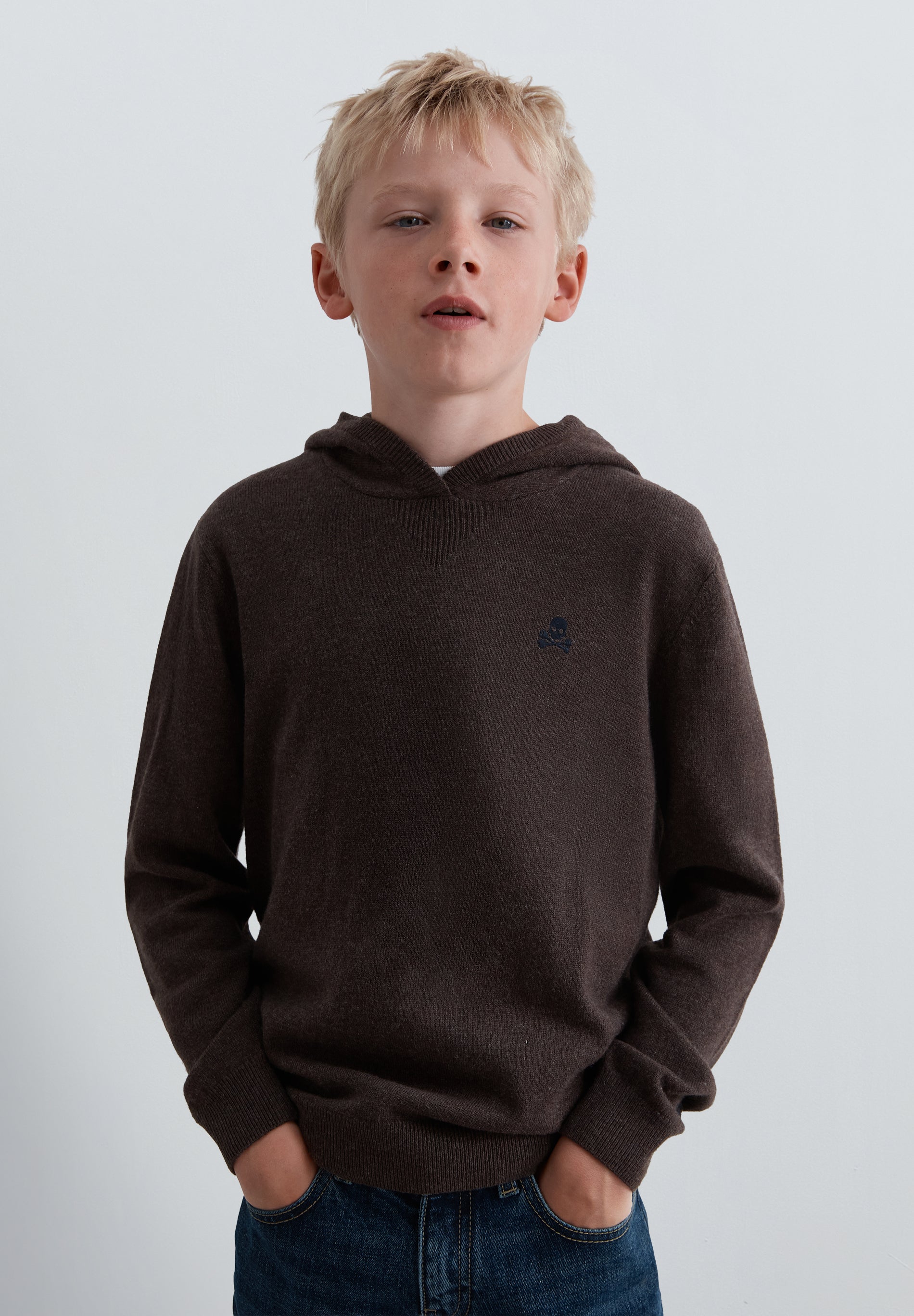 CHUNKY KNIT HOODIE