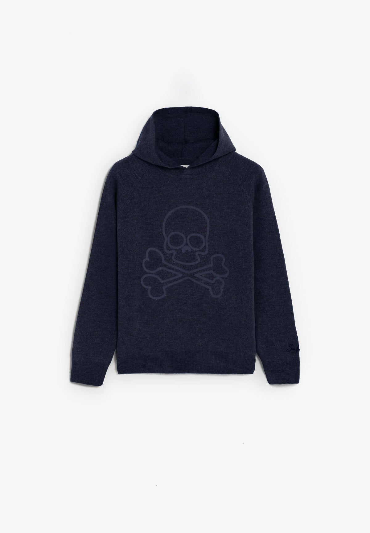 FINE KNIT HOODED SWEATER