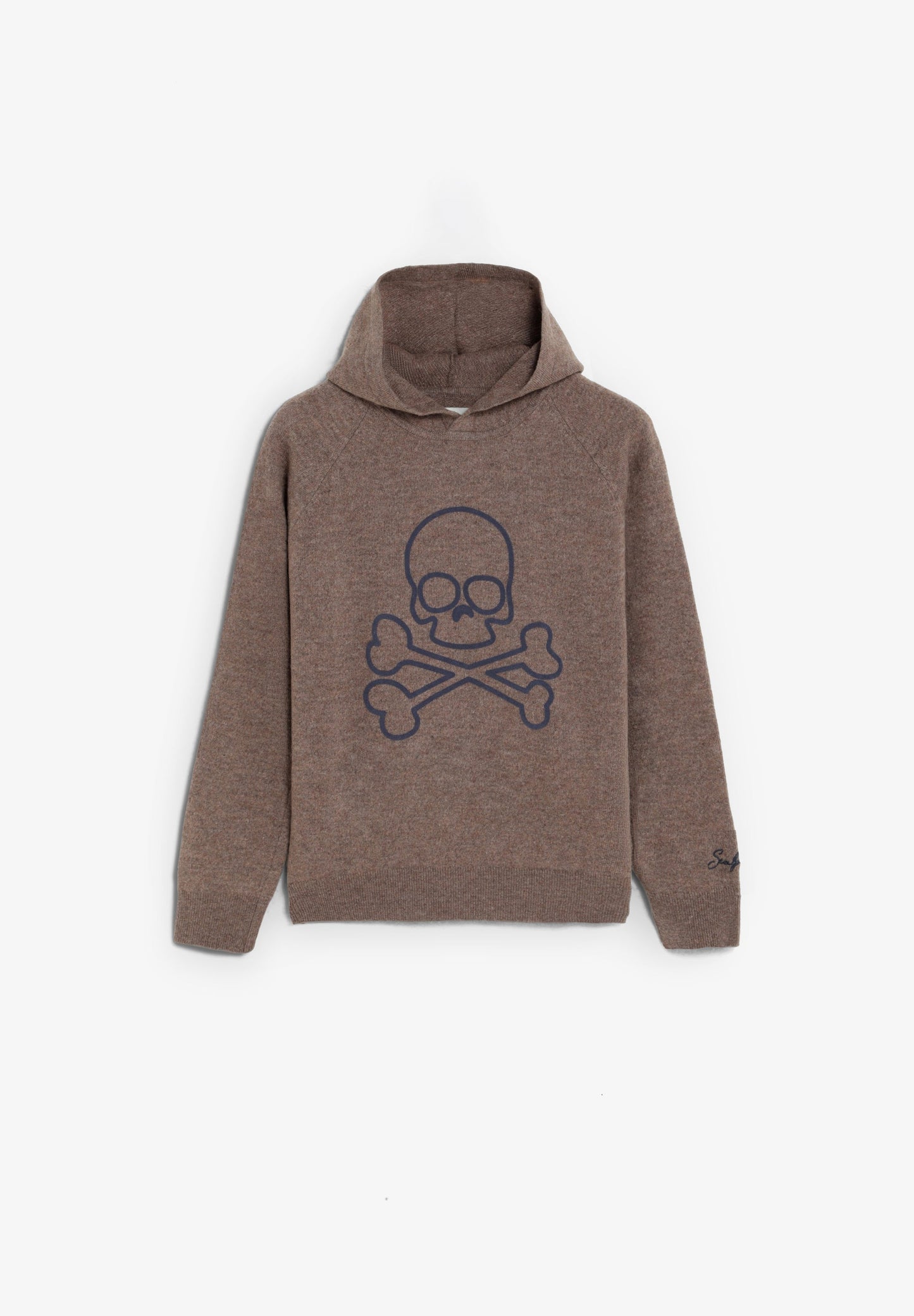 FINE KNIT HOODED SWEATER