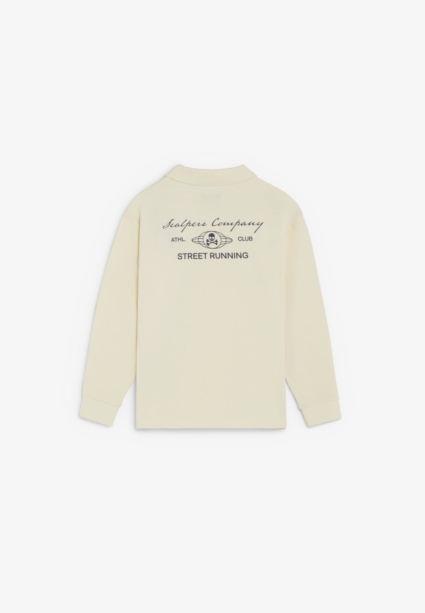LONG SLEEVE PRINTED POLO SHIRT
