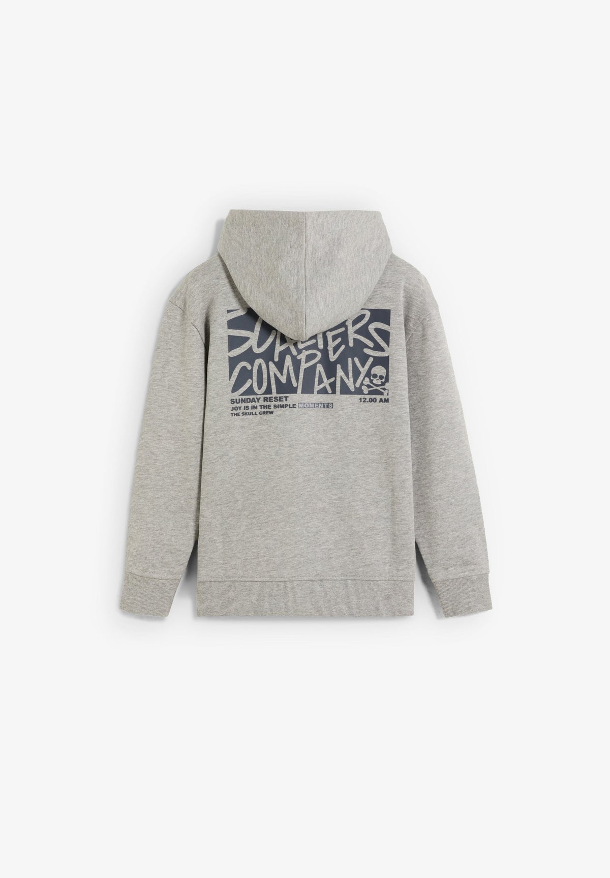 PRINTED ZIP-UP HOODIE