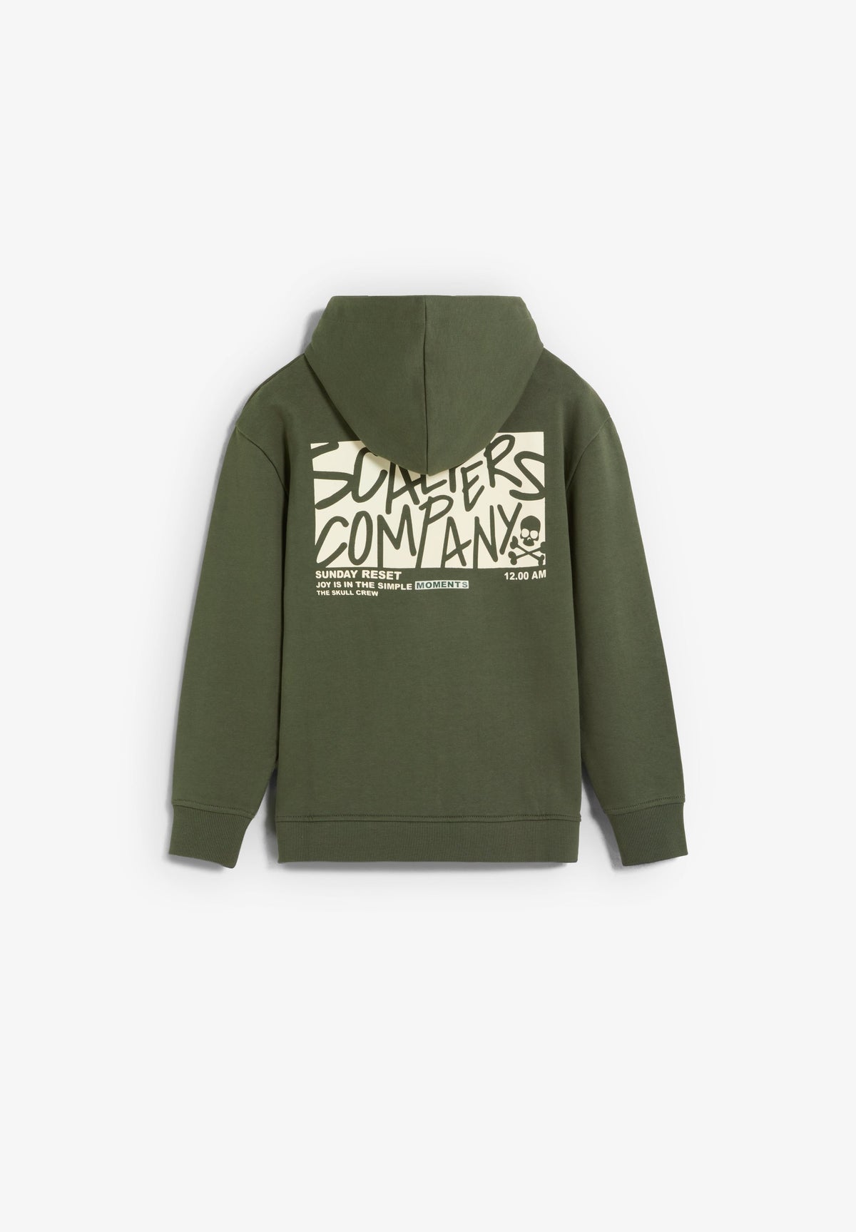 PRINTED ZIP-UP HOODIE