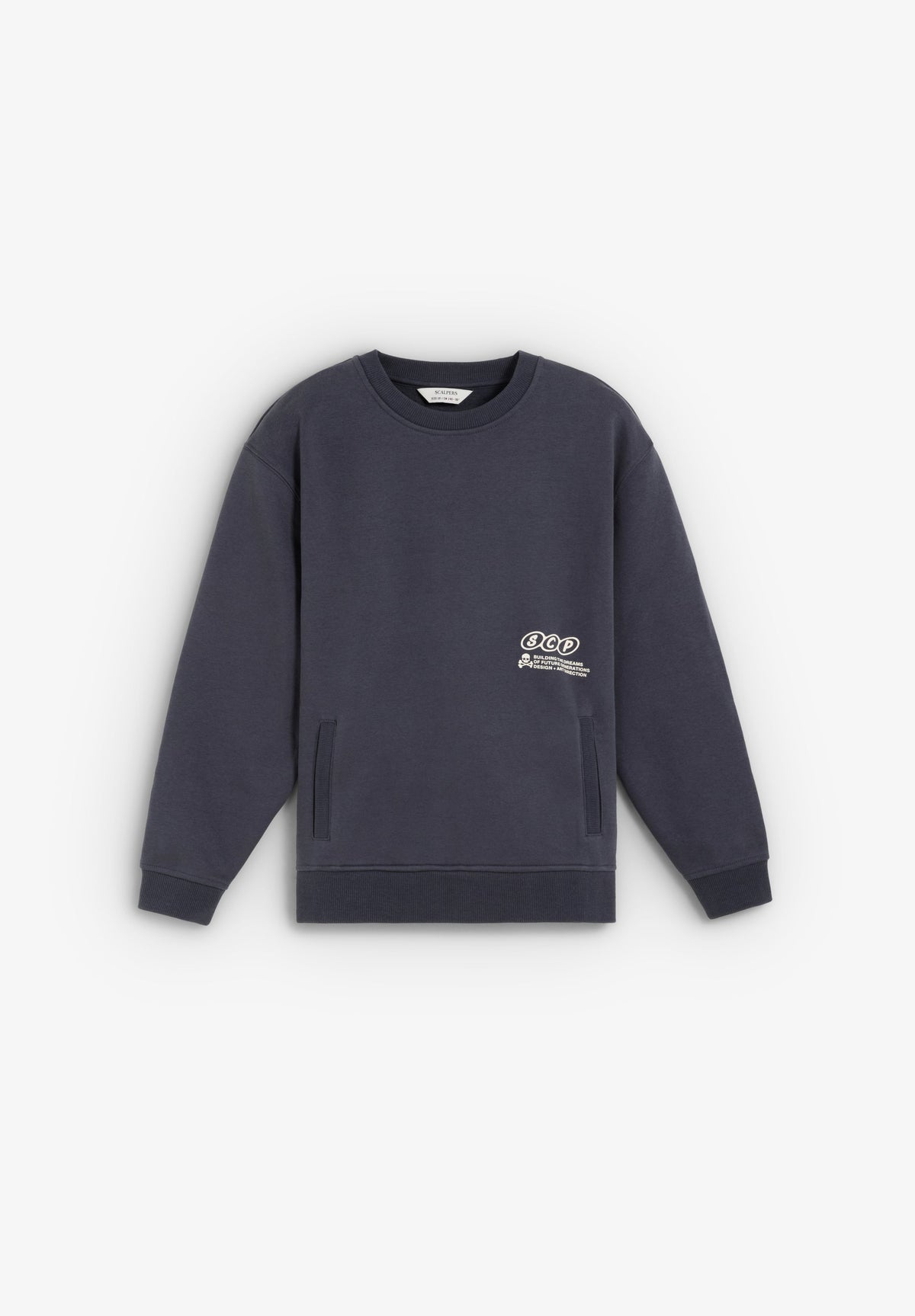 RELAXED FIT CONTRAST PRINT SWEATSHIRT