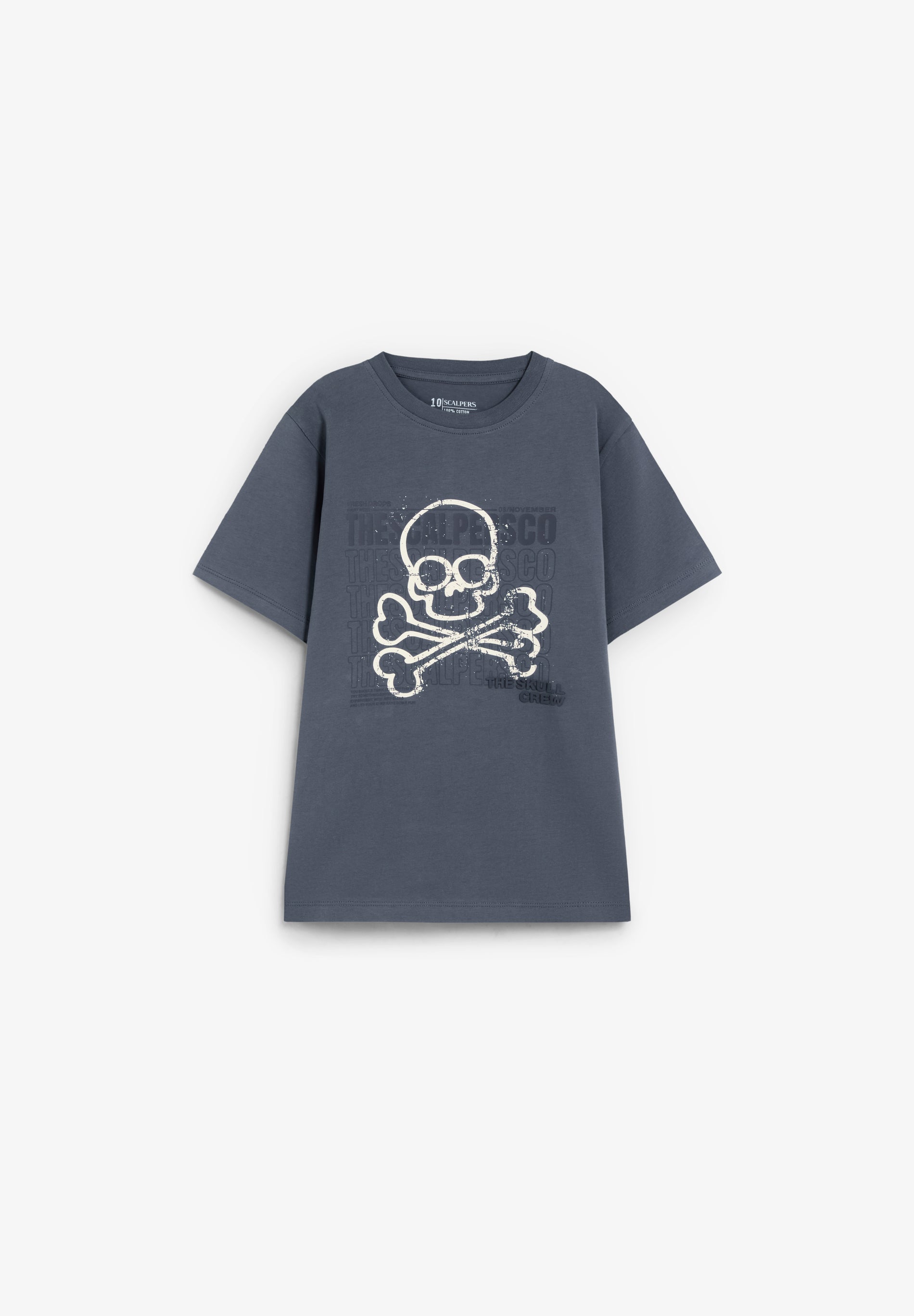 PRINTED T-SHIRT WITH BACK DETAIL