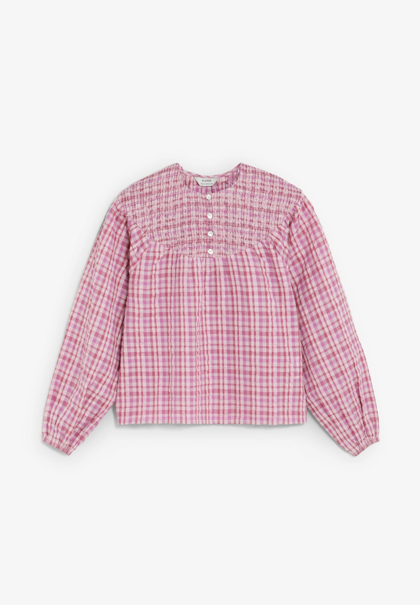 CHECK PRINT BLOUSE