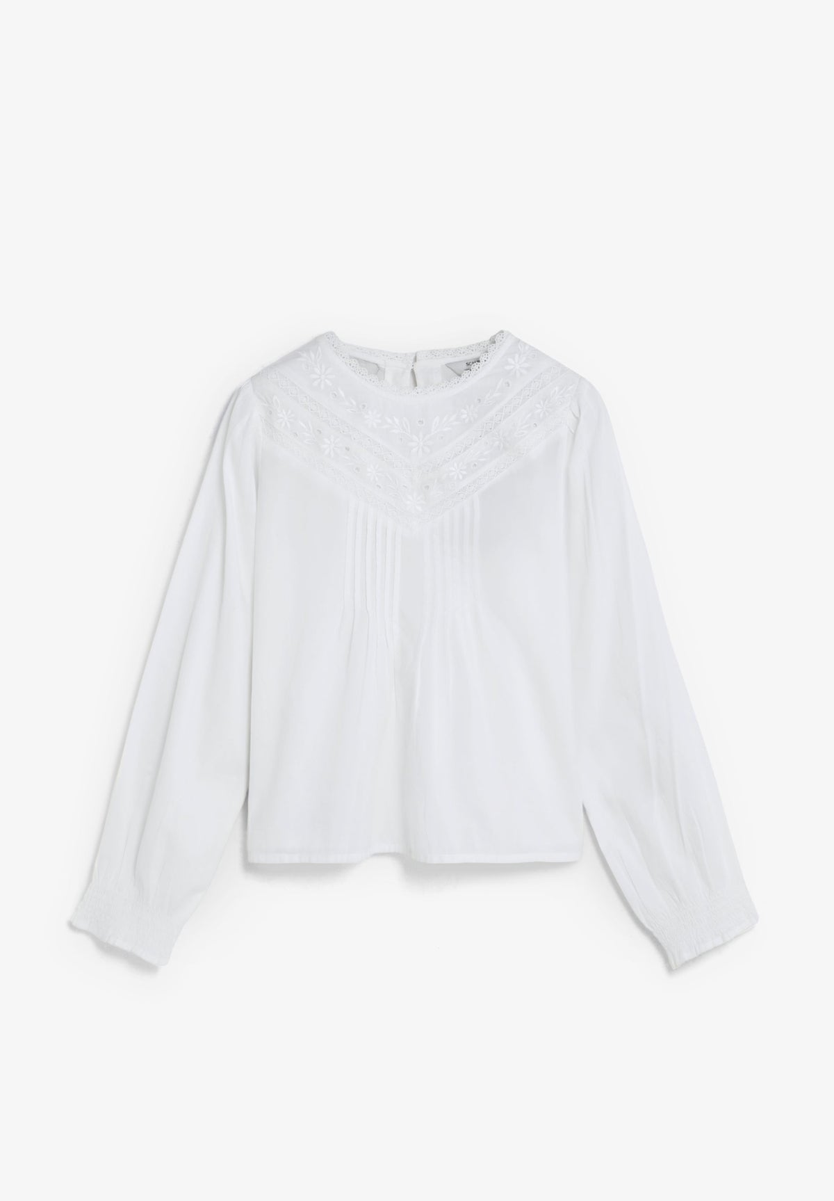 EMBROIDERED ROMANTIC BLOUSE