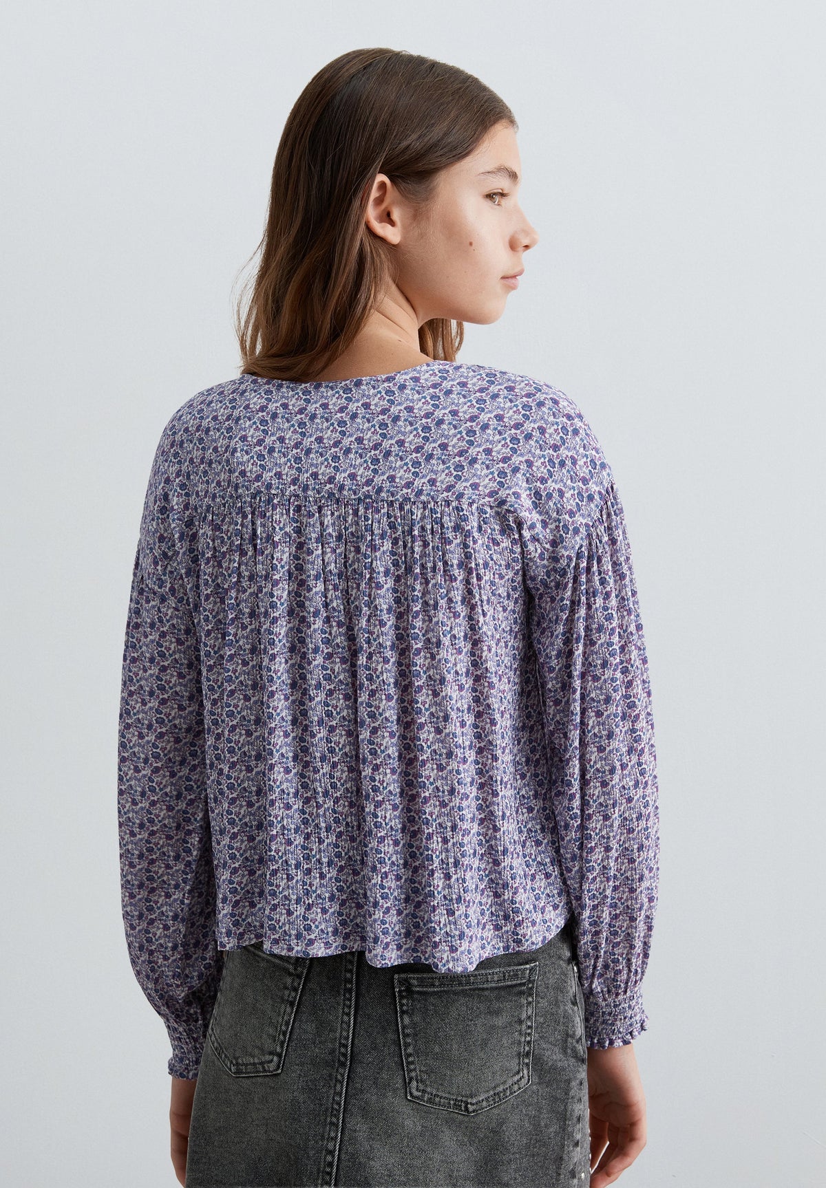 FLORAL PRINT BLOUSE