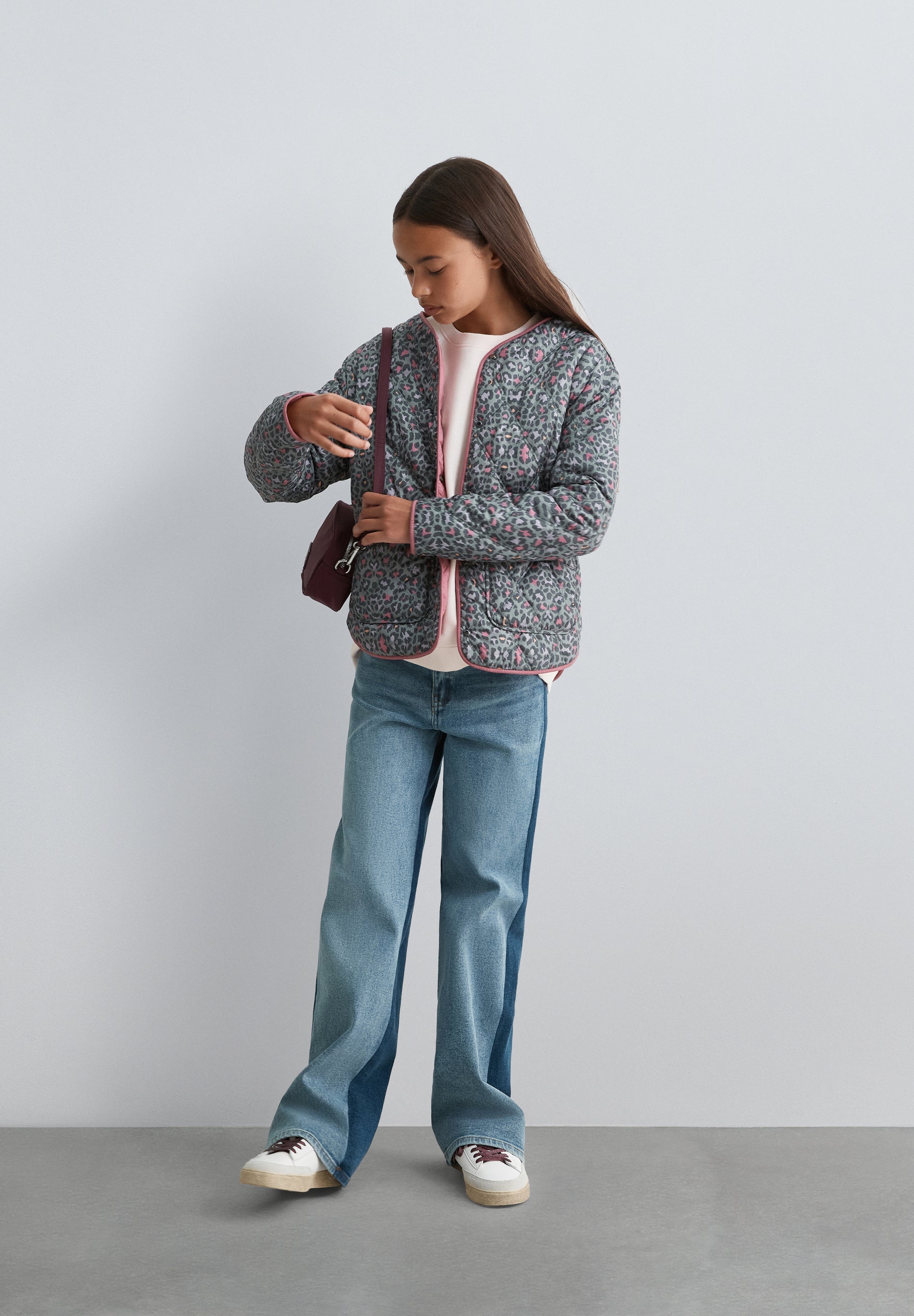 SCDINA PRINT JACKET GIRLS