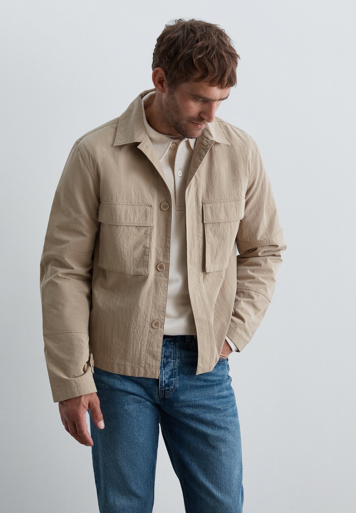 TECHNICAL OVERSHIRT WITH POCKETS