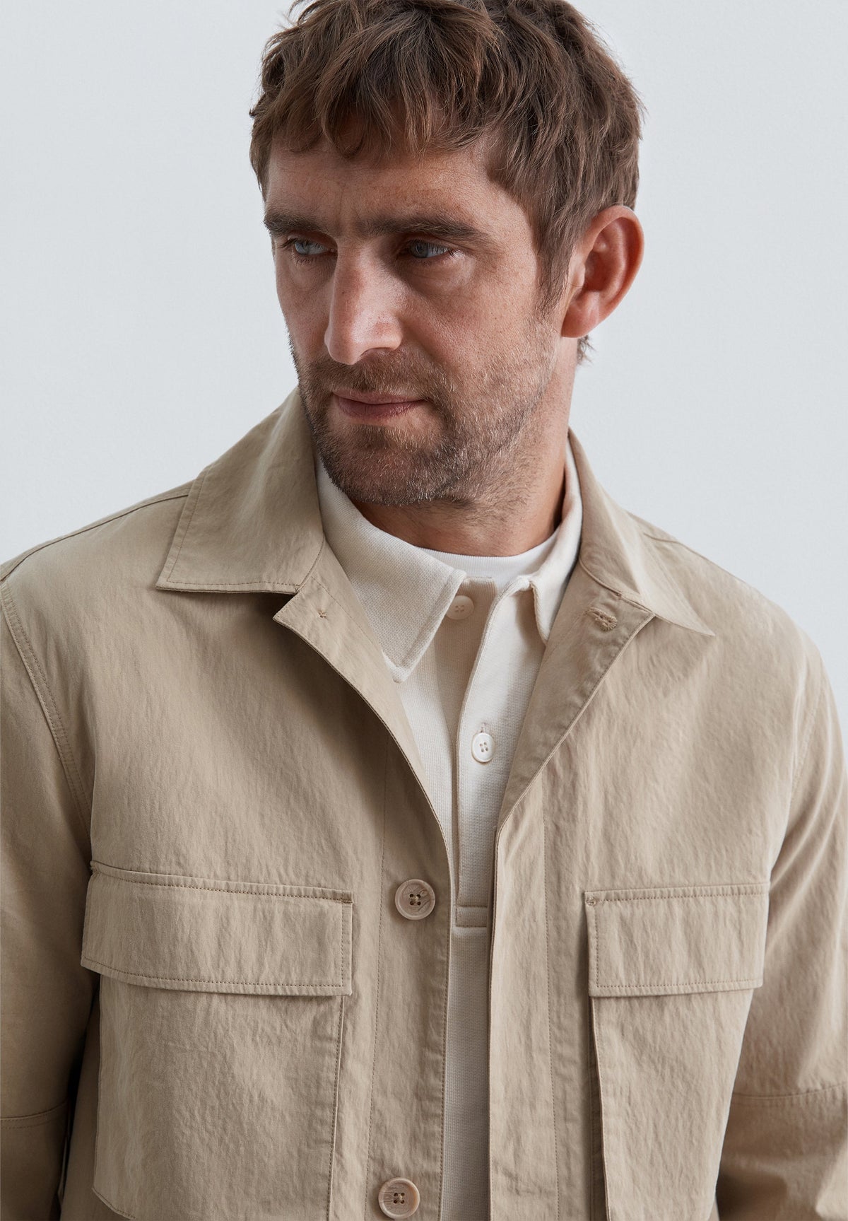 TECHNICAL OVERSHIRT WITH POCKETS