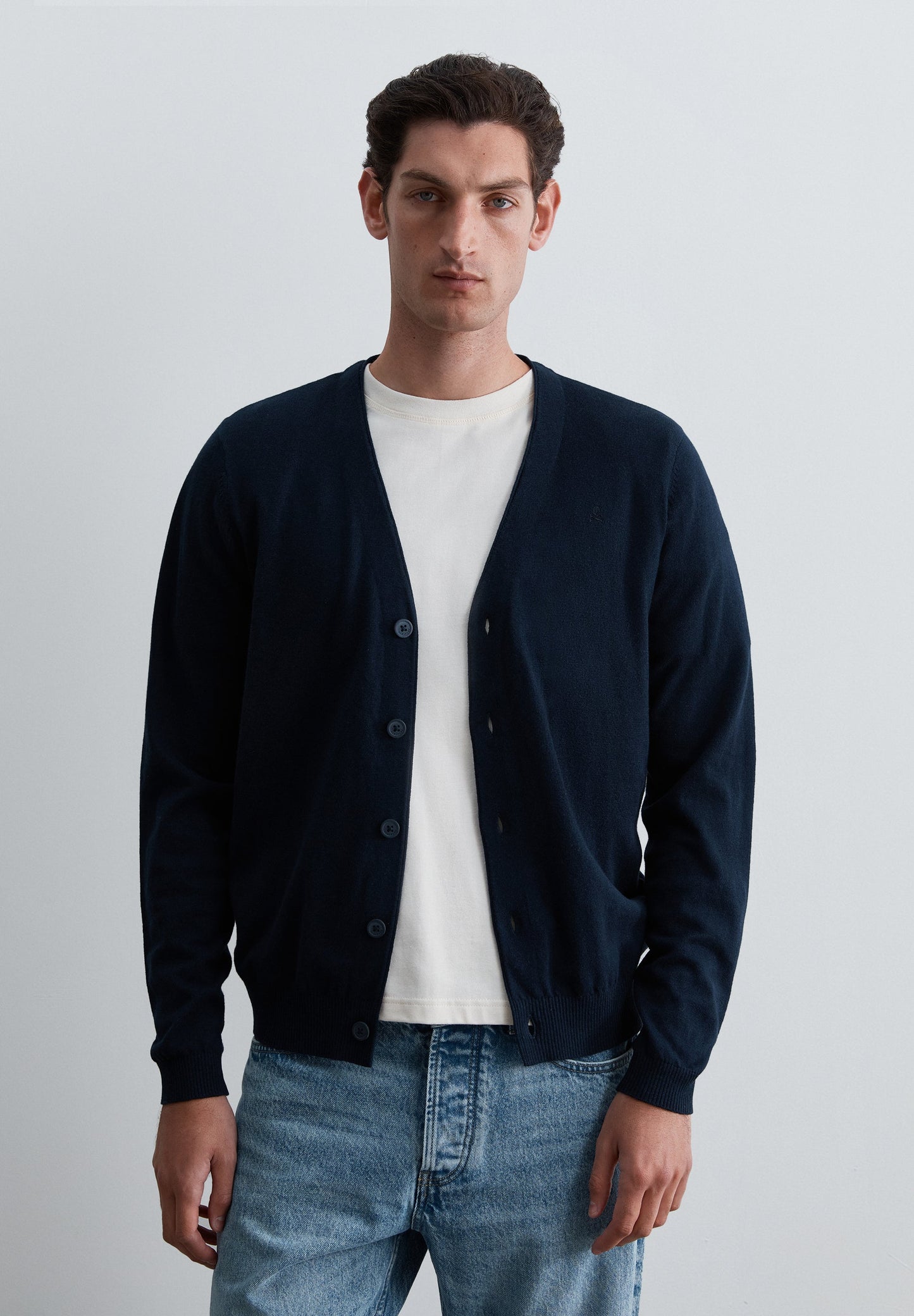 TONAL SKULL CARDIGAN