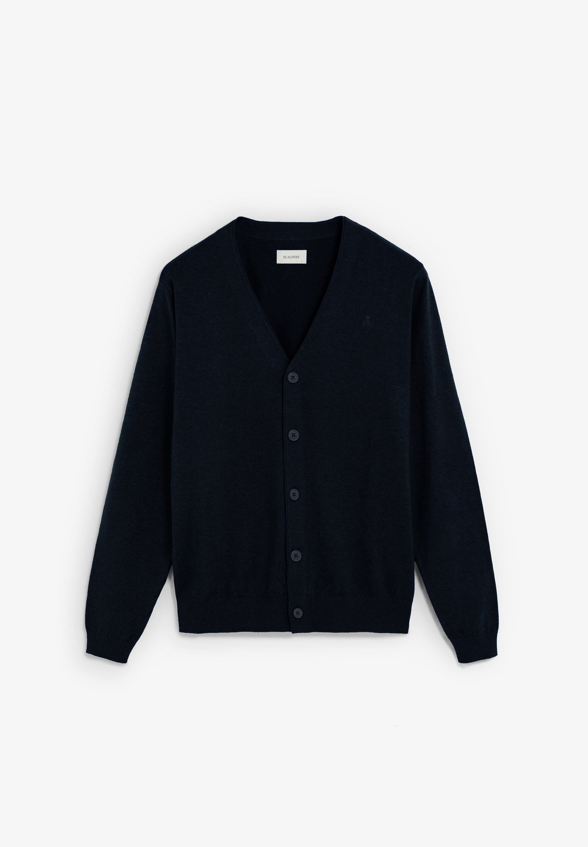 TONAL SKULL CARDIGAN