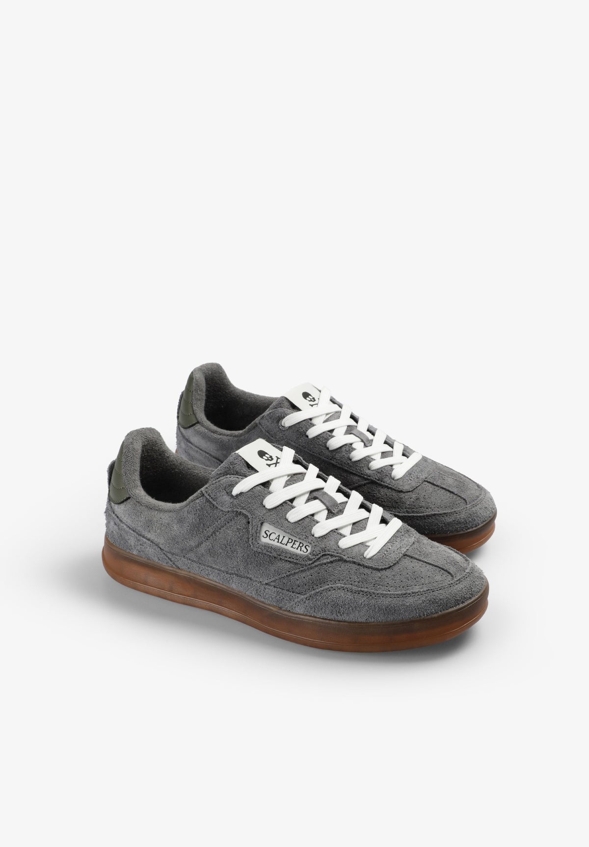 SCNUMICO SUEDE SKULL SNEAKERS